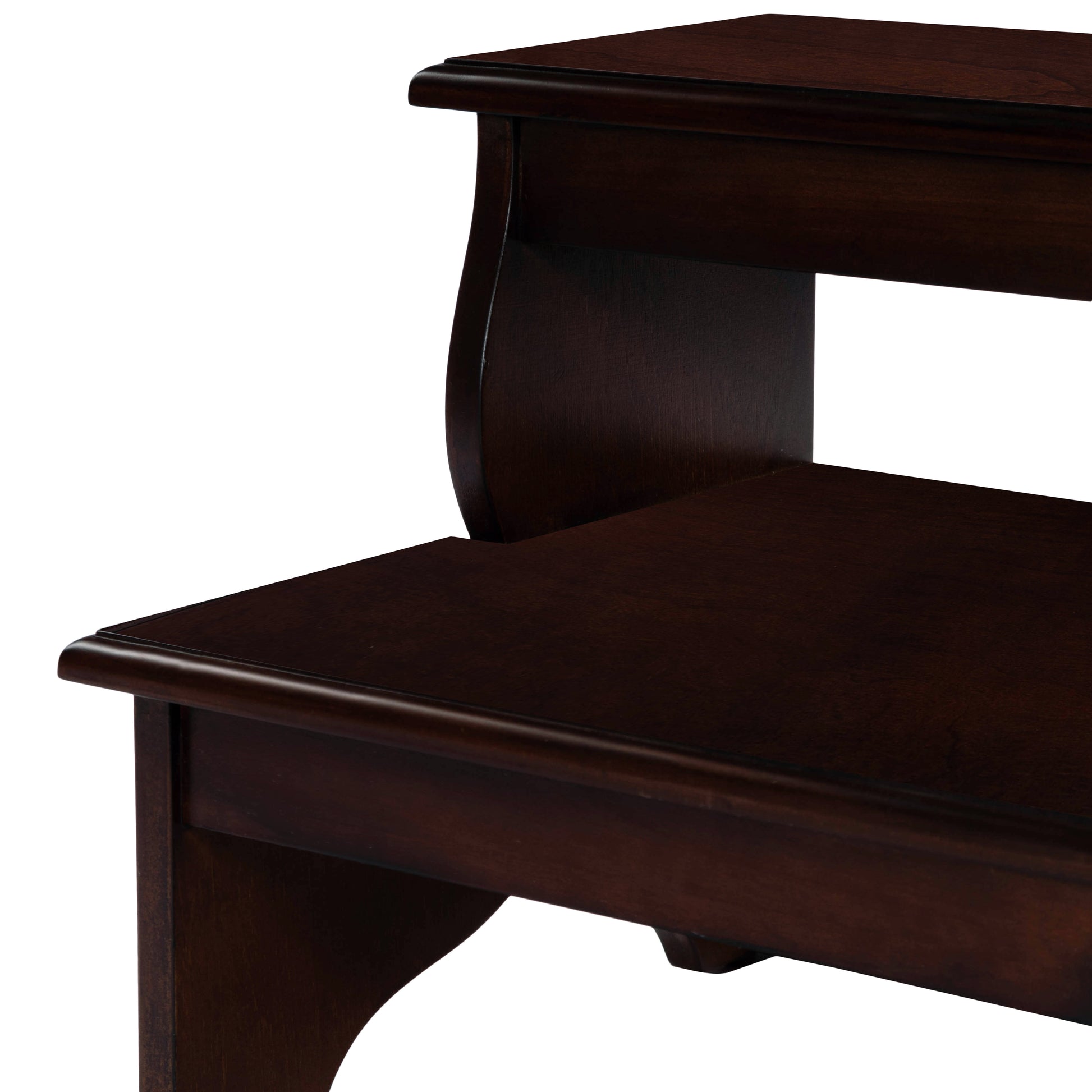Butler Specialty Company Melrose 18 in. W x 15 in. H Rectangular Wood 2 Step Accent Stool, Dark Brown