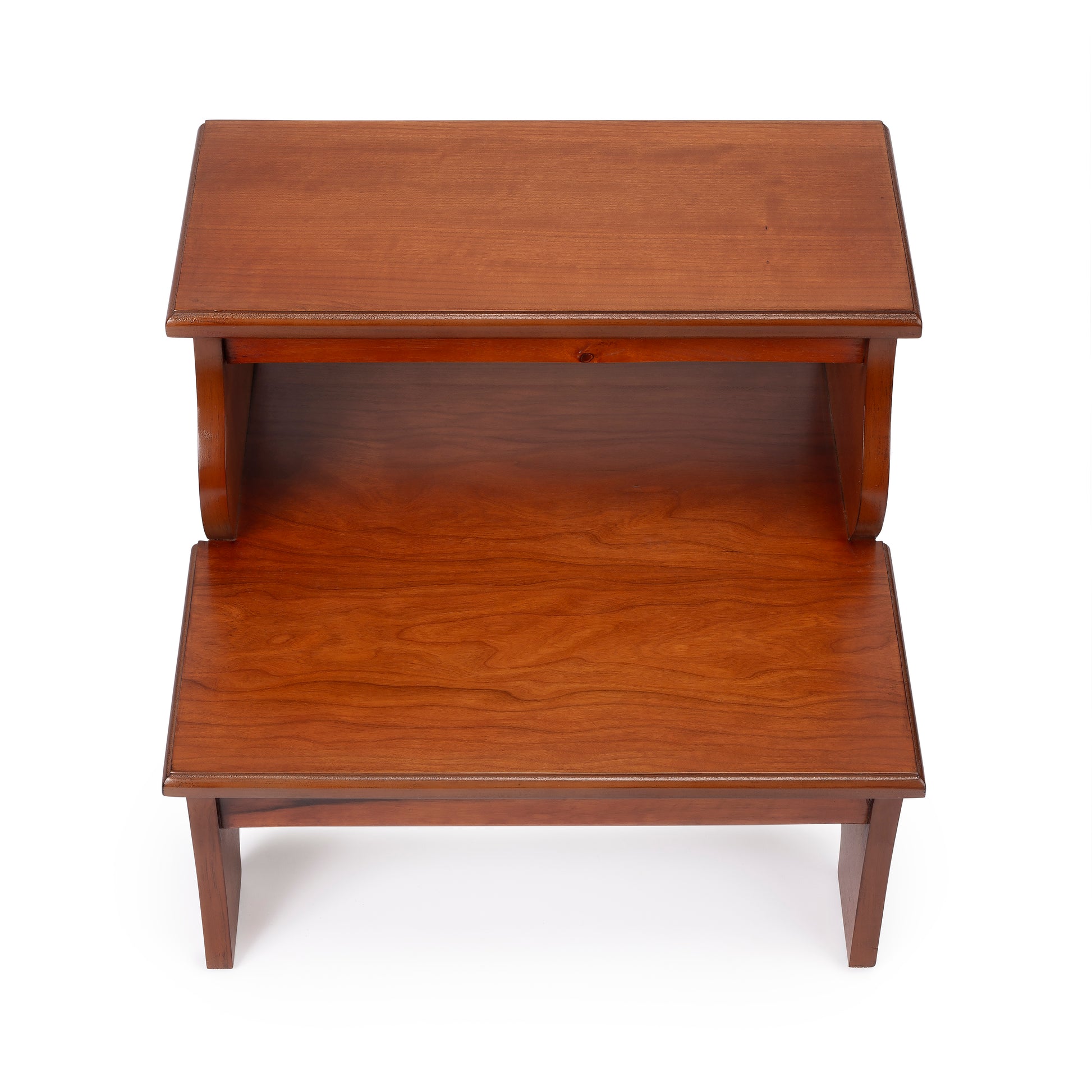 Butler Specialty Company Melrose 18 in. W x 15 in. H Rectangular Wood 2 Step Accent Stool, Medium Brown