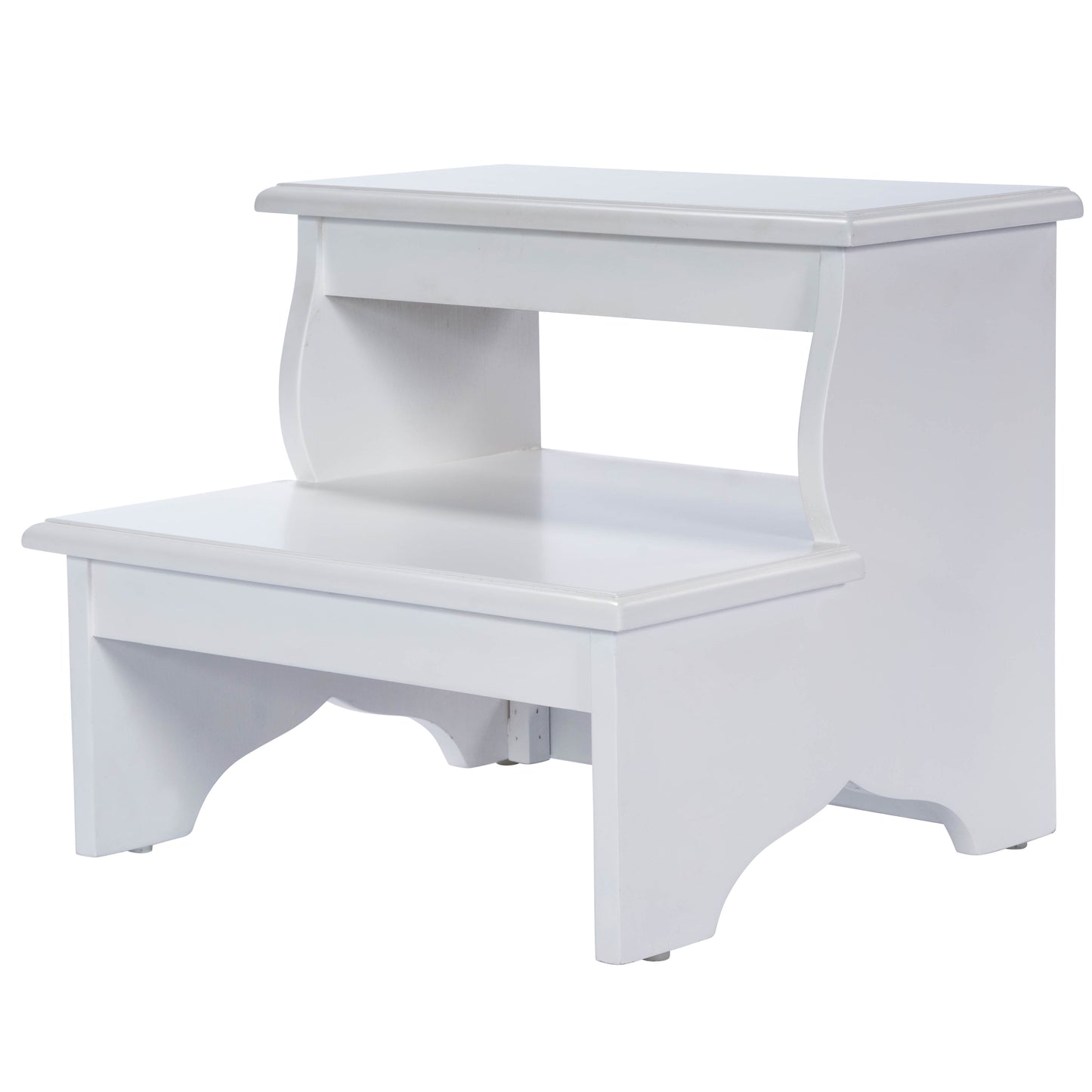 Butler Specialty Company Melrose 18 in. W x 15 in. H Rectangular Wood 2 Step Accent Stool, White