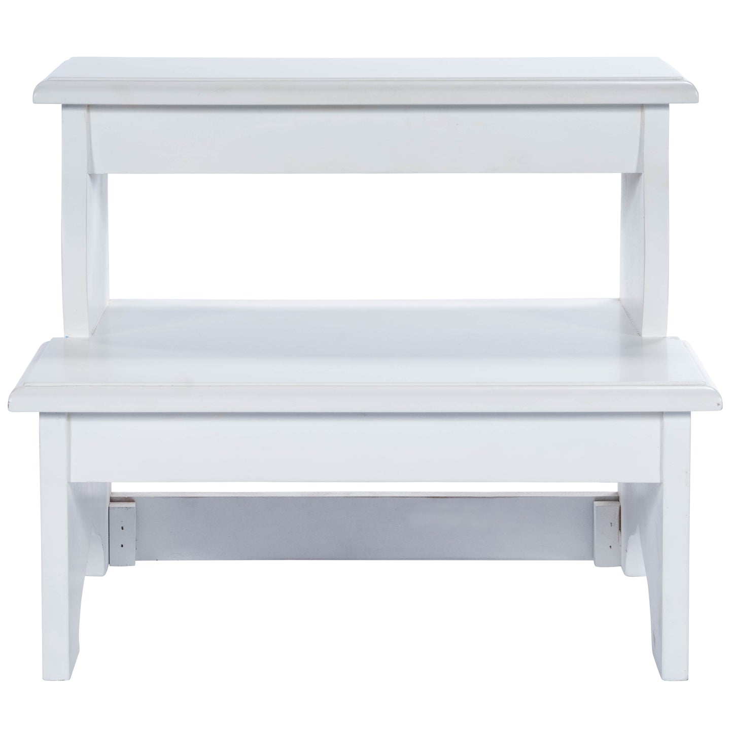 Butler Specialty Company Melrose 18 in. W x 15 in. H Rectangular Wood 2 Step Accent Stool, White