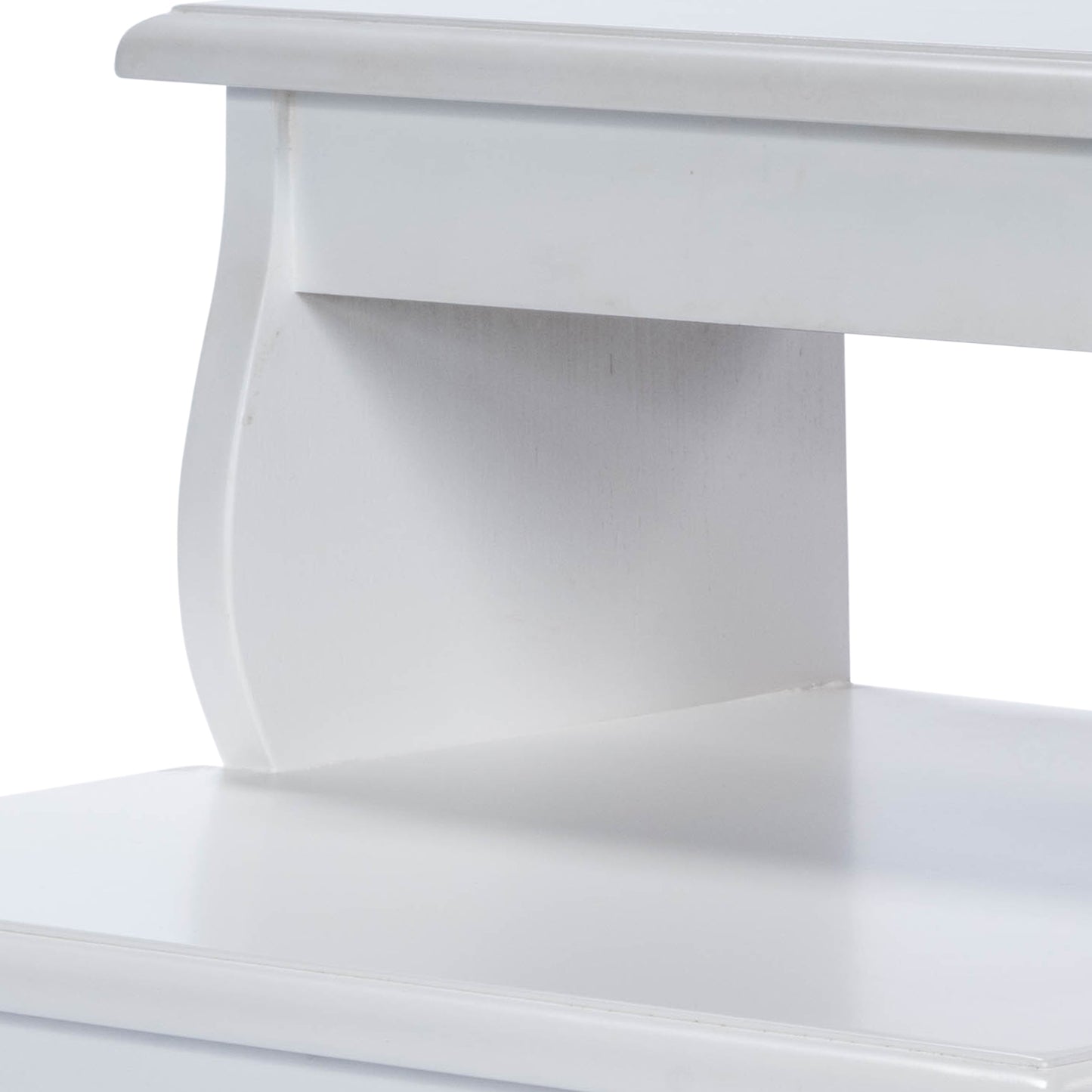Butler Specialty Company Melrose 18 in. W x 15 in. H Rectangular Wood 2 Step Accent Stool, White
