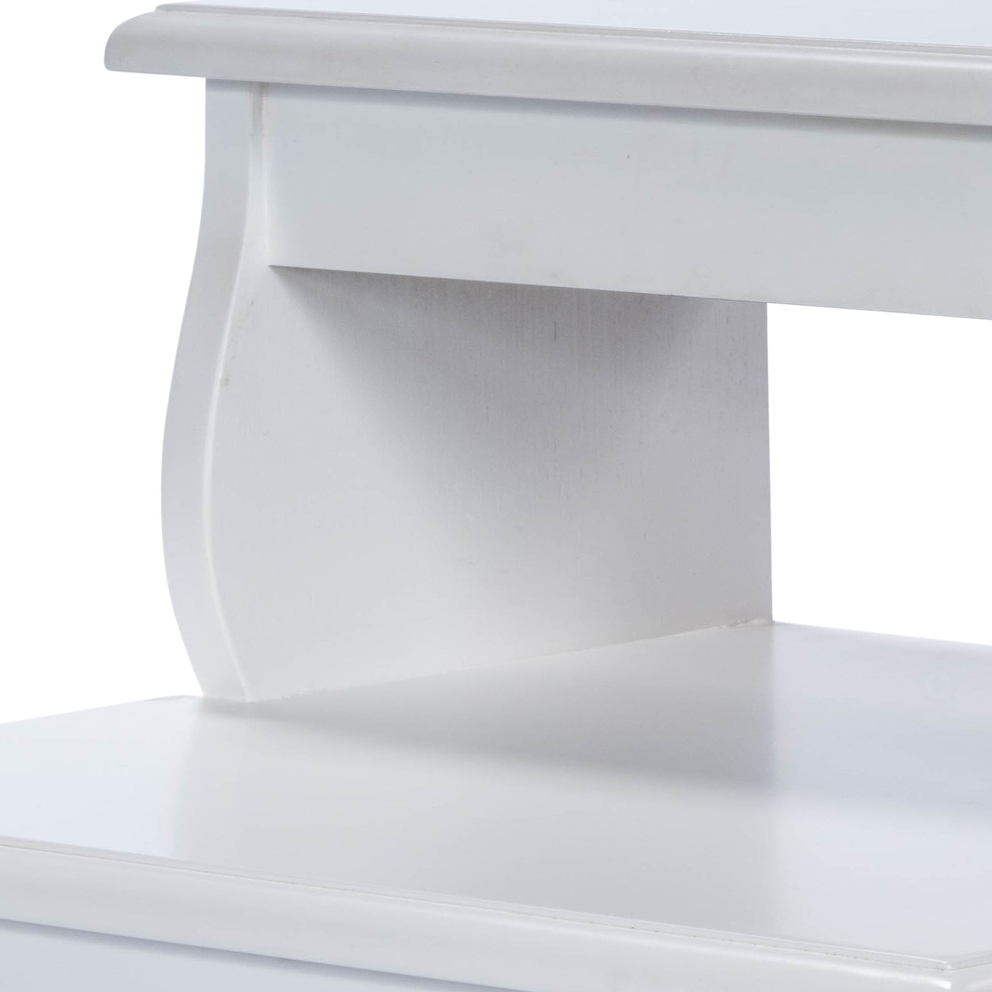 Butler Specialty Company Melrose 18 in. W x 15 in. H Rectangular Wood 2 Step Accent Stool, White
