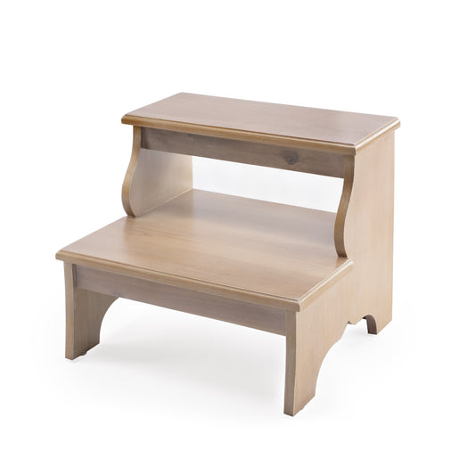 Butler Specialty Company Melrose 18 in. W x 15 in. H Rectangular Wood 2 Step Accent Stool, Natural