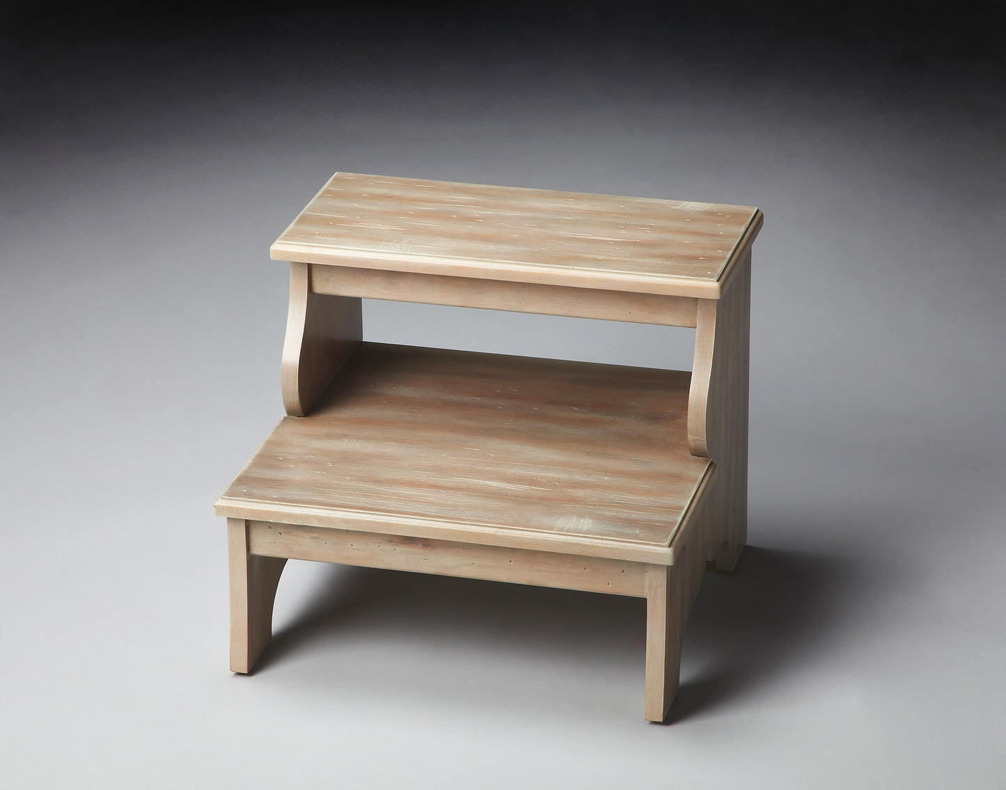 Butler Specialty Company Melrose 18 in. W x 15 in. H Rectangular Wood 2 Step Accent Stool, Natural