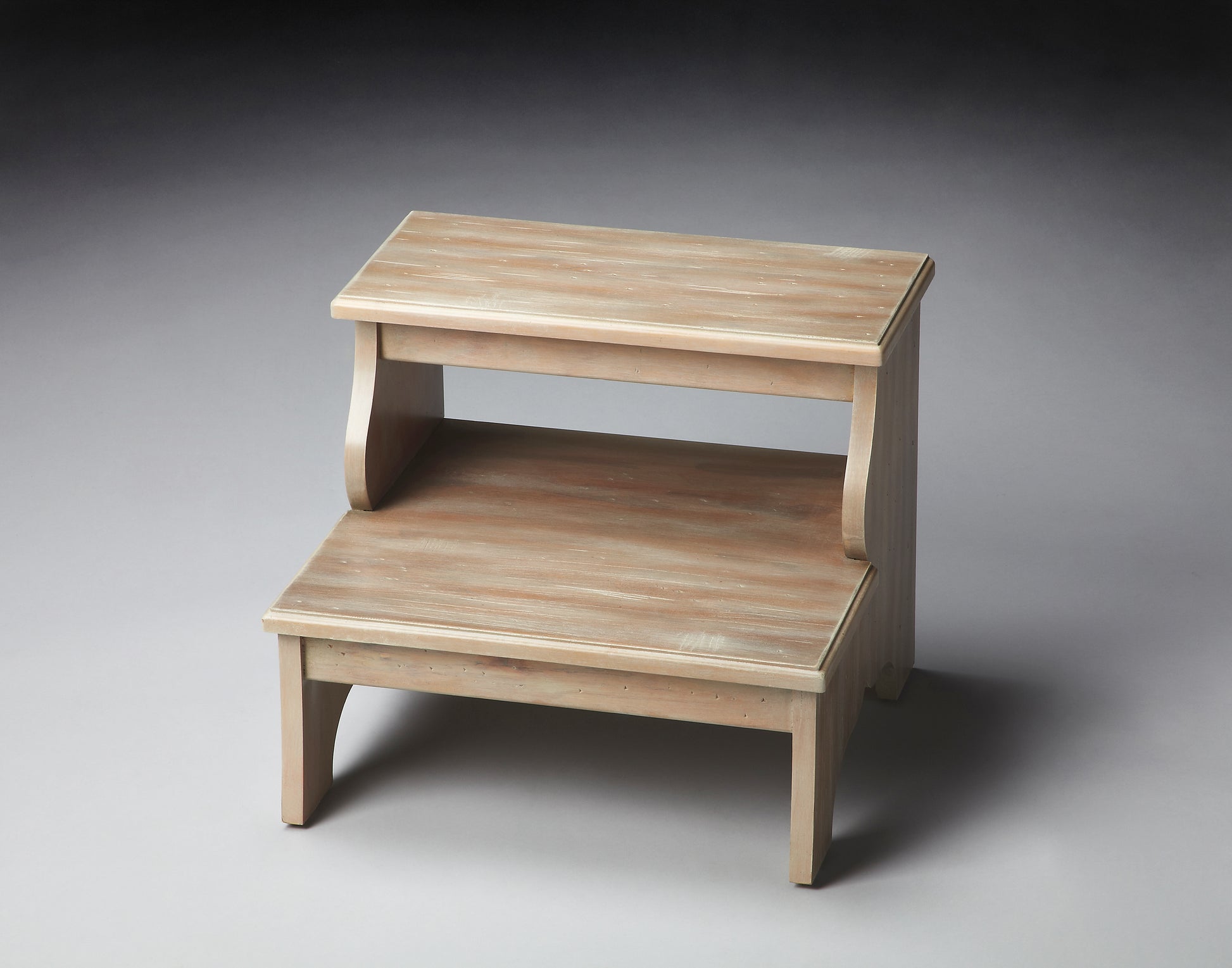 Butler Specialty Company Melrose 18 in. W x 15 in. H Rectangular Wood 2 Step Accent Stool, Natural