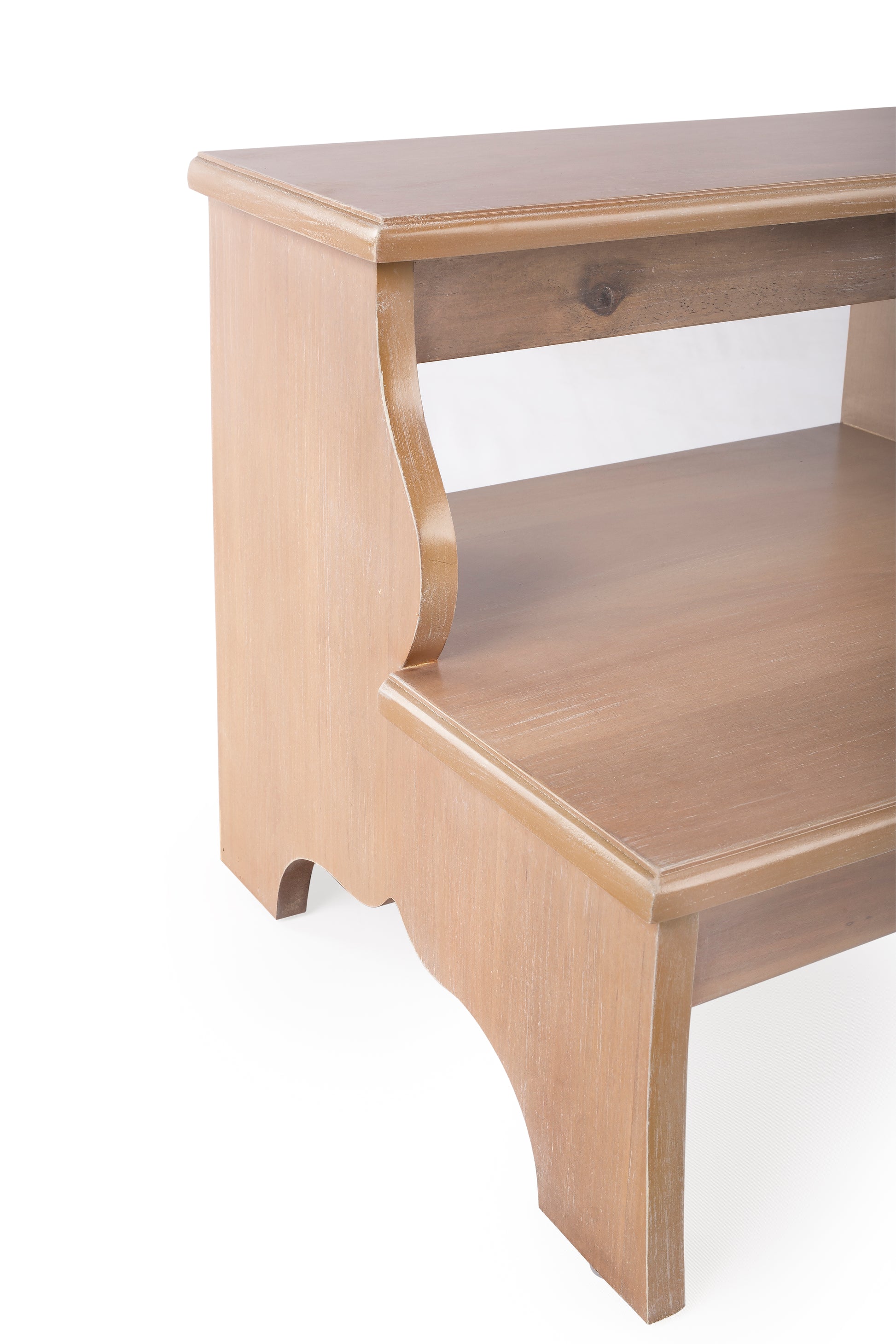 Butler Specialty Company Melrose 18 in. W x 15 in. H Rectangular Wood 2 Step Accent Stool, Natural