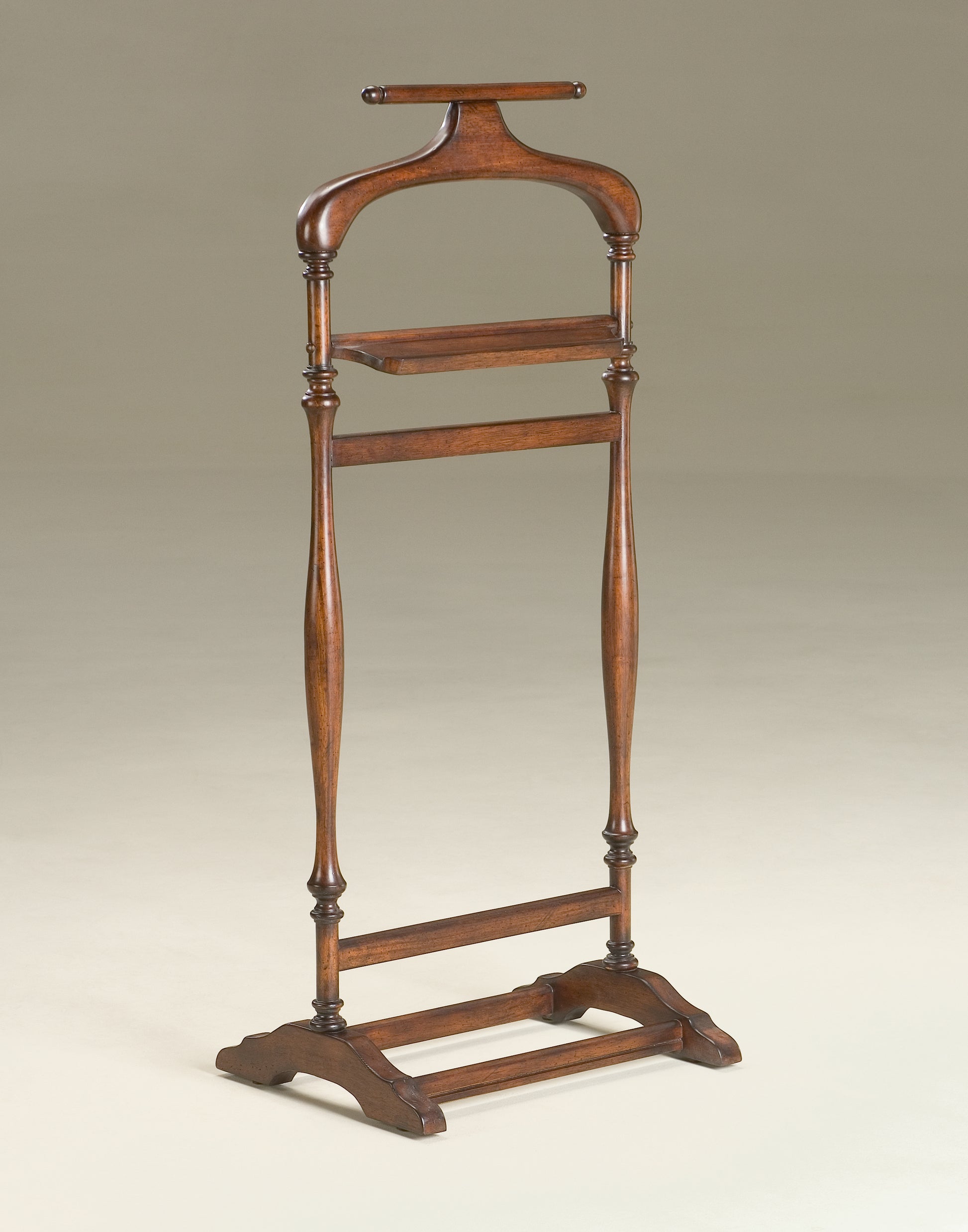 Butler Specialty Company Judson 18 in. W x 39.25 in. H Rectangular Wood  Traditional Valet Stand, Dark Brown