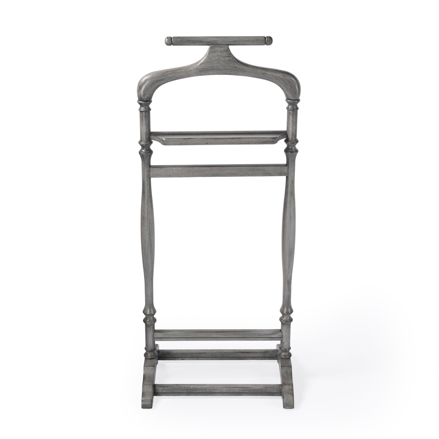 Butler Specialty Company Judson 18 in. W x 39.25 in. H Rectangular Wood  Traditional Valet Stand, Gray