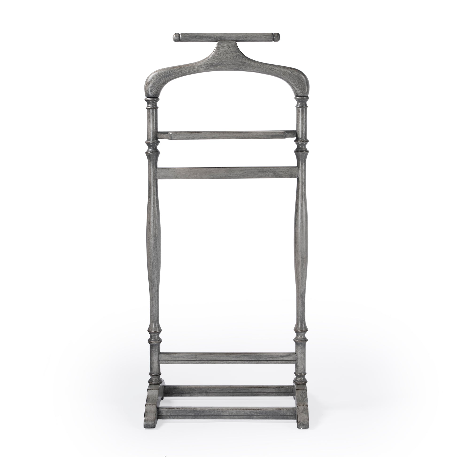 Butler Specialty Company Judson 18 in. W x 39.25 in. H Rectangular Wood  Traditional Valet Stand, Gray