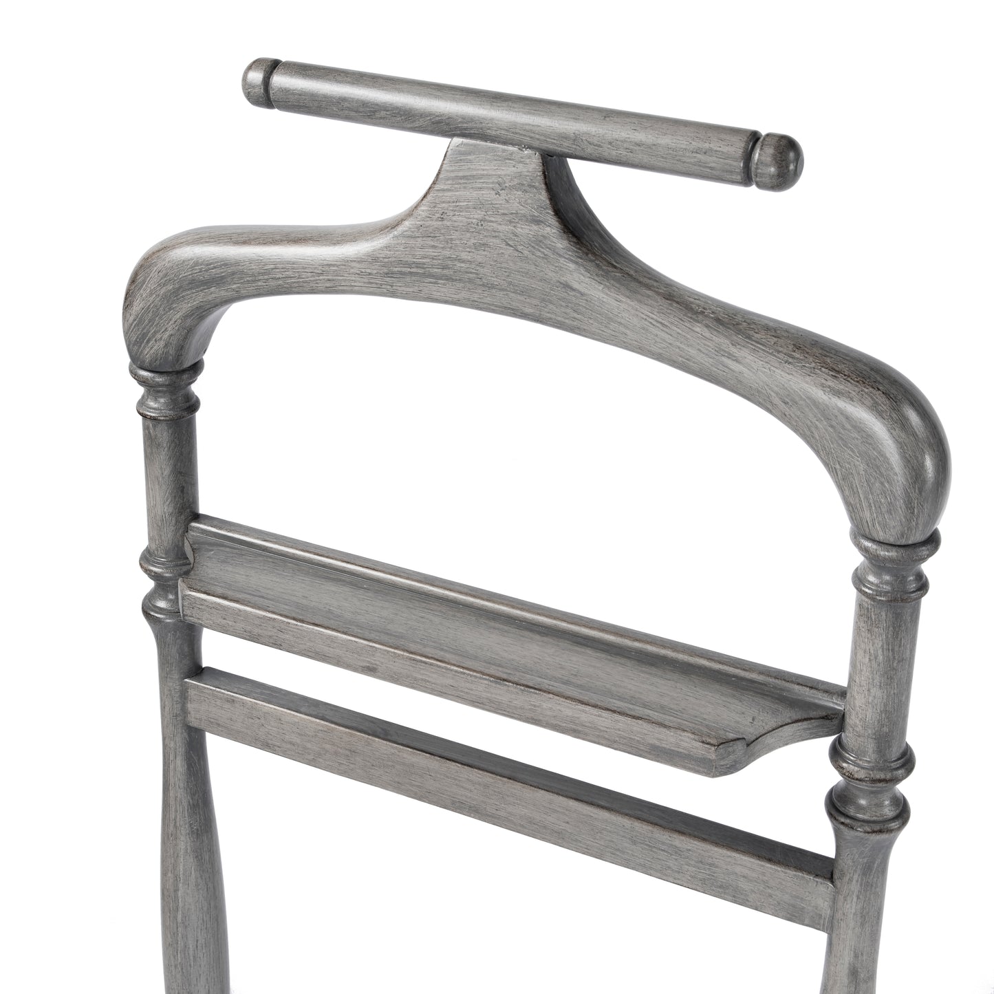Butler Specialty Company Judson 18 in. W x 39.25 in. H Rectangular Wood  Traditional Valet Stand, Gray