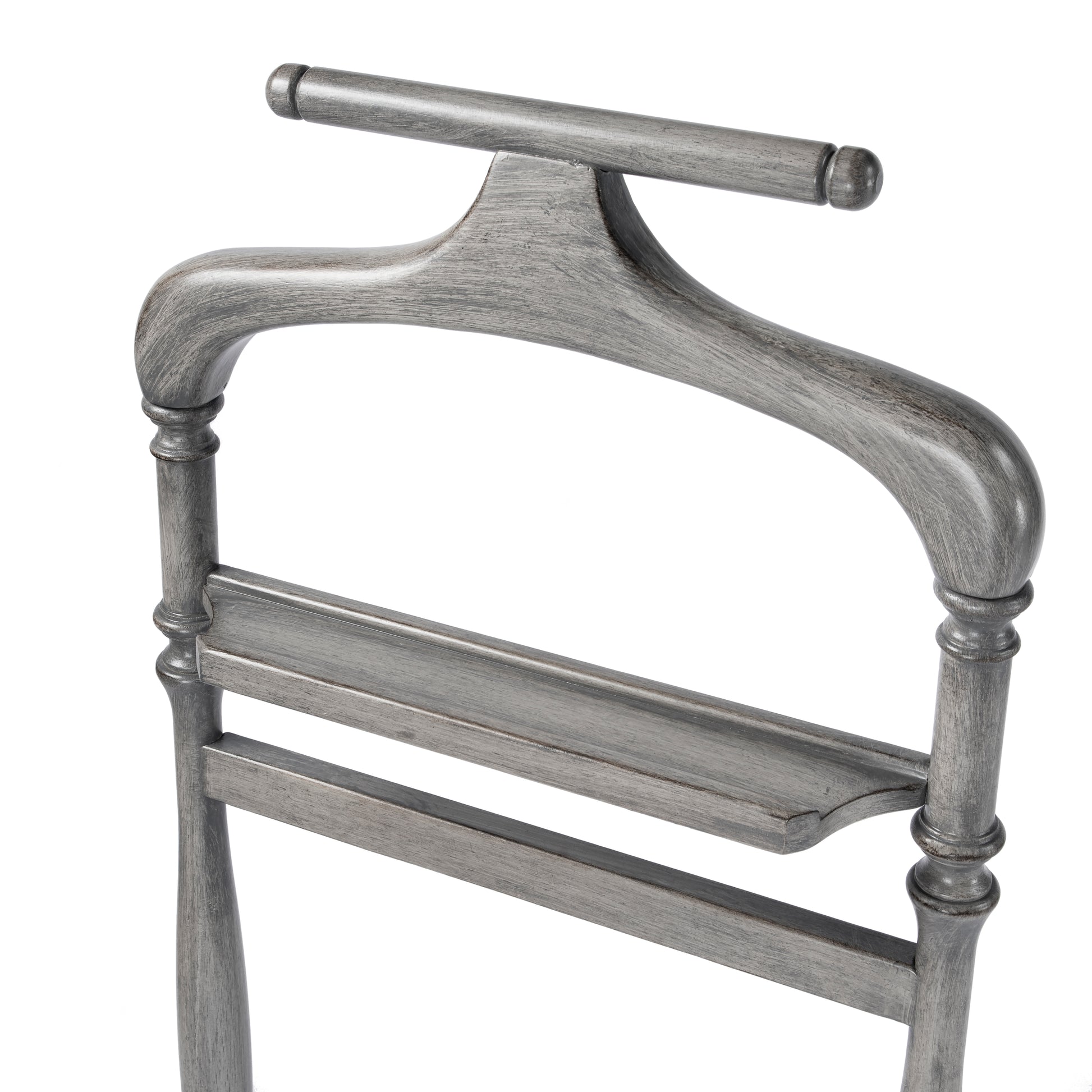 Butler Specialty Company Judson 18 in. W x 39.25 in. H Rectangular Wood  Traditional Valet Stand, Gray