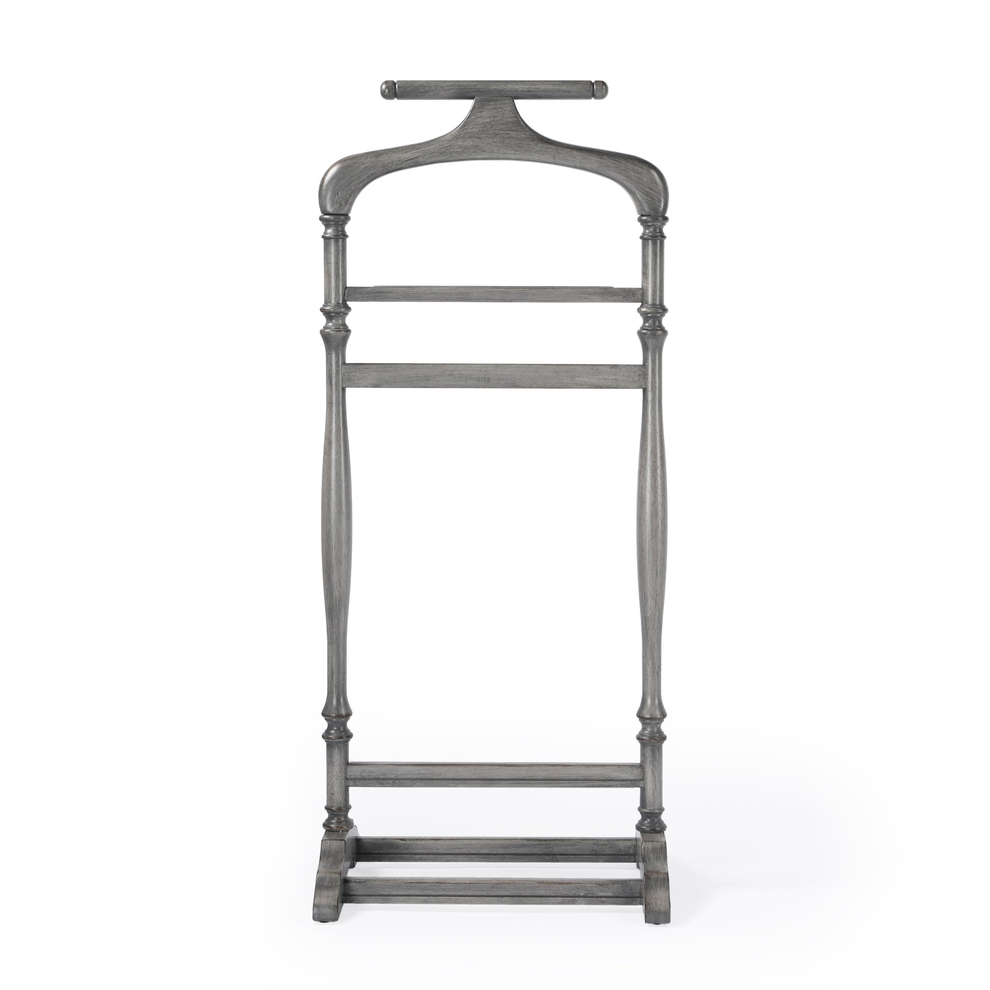 Butler Specialty Company Judson 18 in. W x 39.25 in. H Rectangular Wood  Traditional Valet Stand, Gray