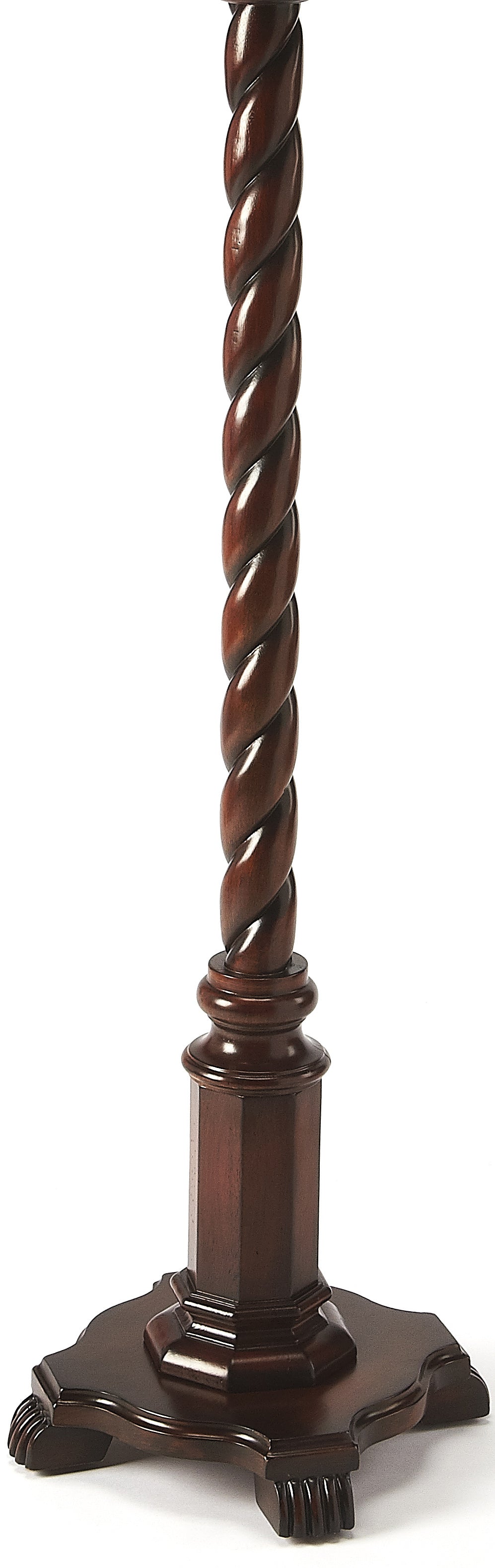 Butler Specialty Company Joshua 69 in. H Wood Freestanding 4 Double Hook Costumer/Coat Rack, Dark Brown