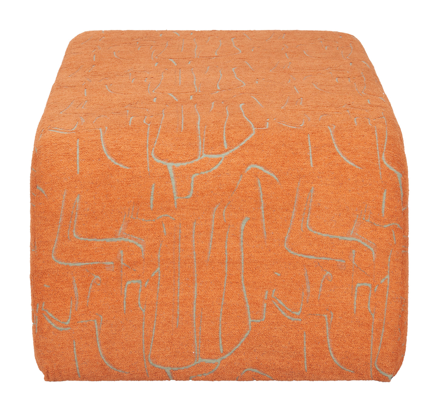Nendo Bench Abstract Orange - 2