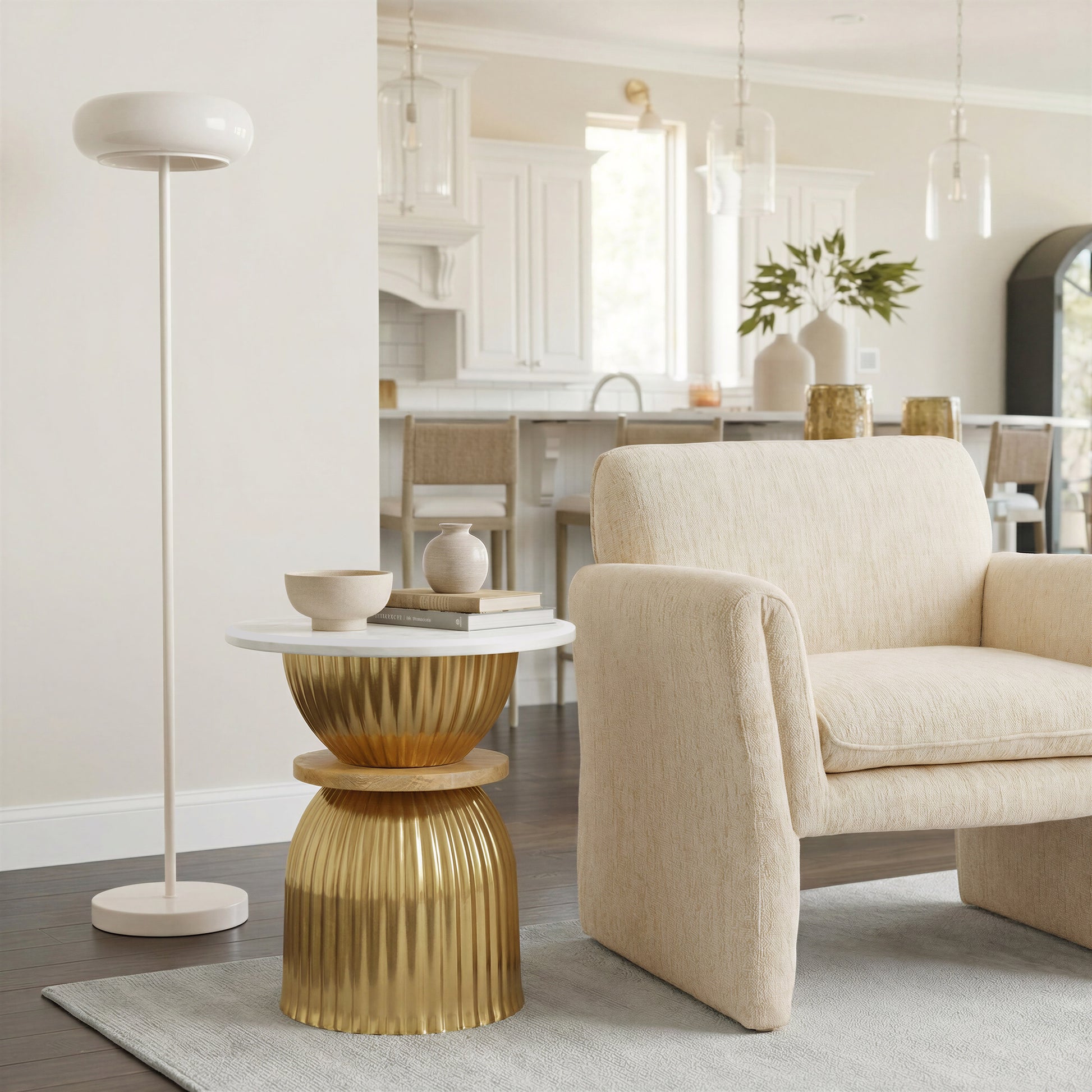 Munk Floor Lamp Beige - 7