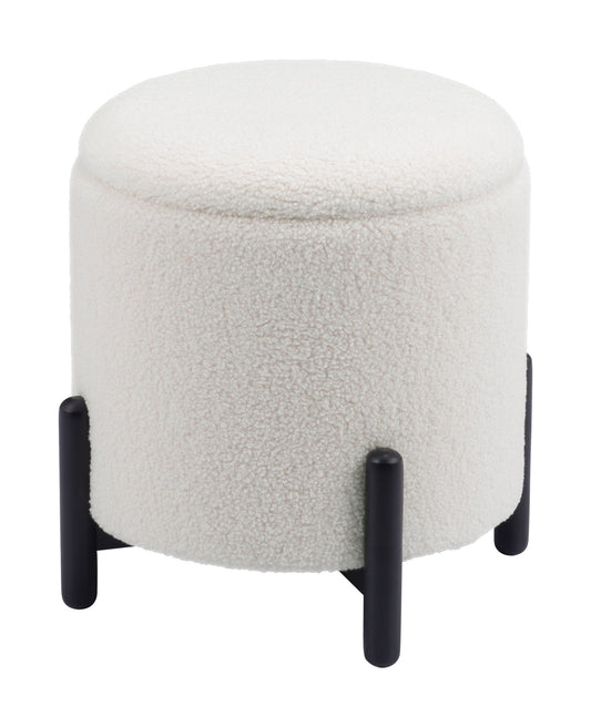 Calistoga Ottoman Ivory