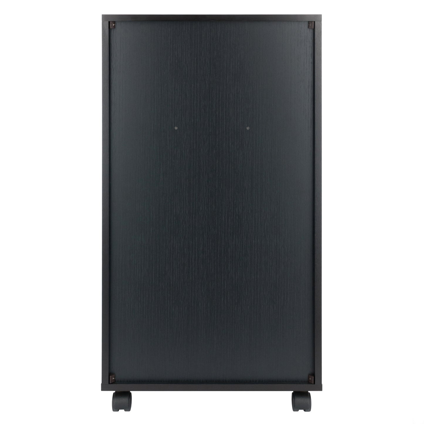 Halifax Bins & Drawers Multi-Storage Tall Mobile Cabinet, Black