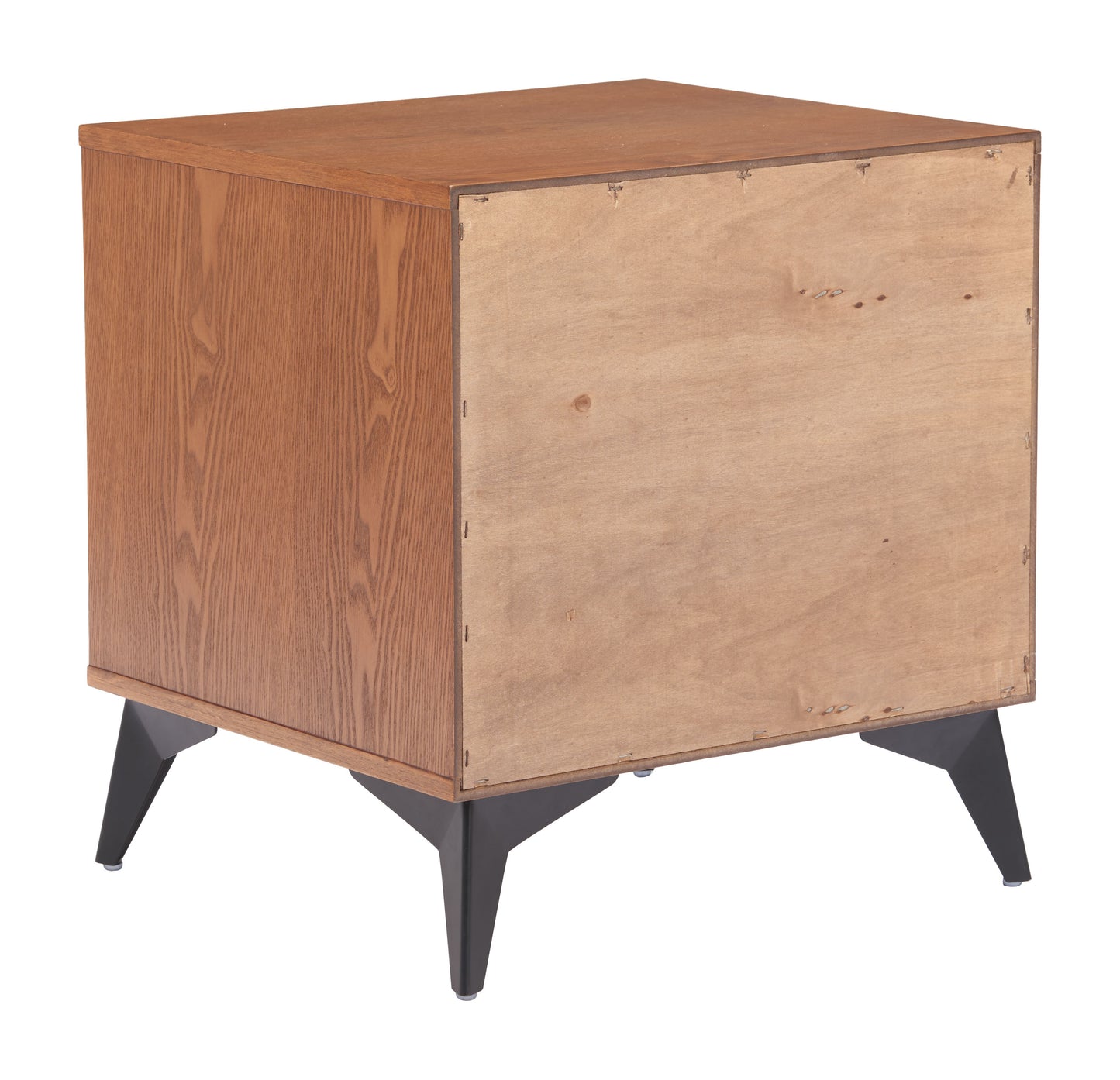 Zarif Nightstand Black & Walnut - 5