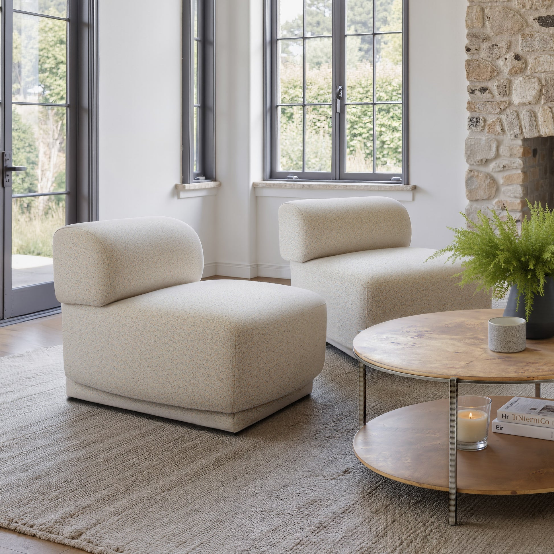 Anese Accent Chair Multigrain Beige - 8