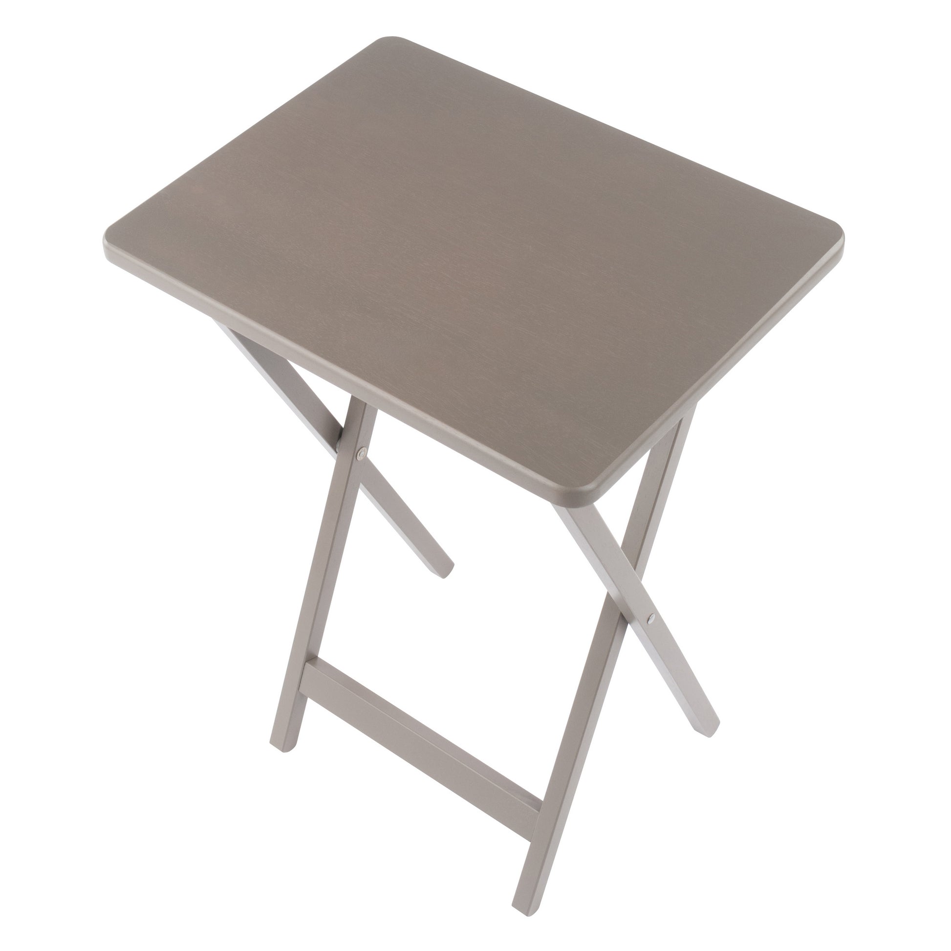 Alex 5-Pc Snack Table Set, Oyster Gray