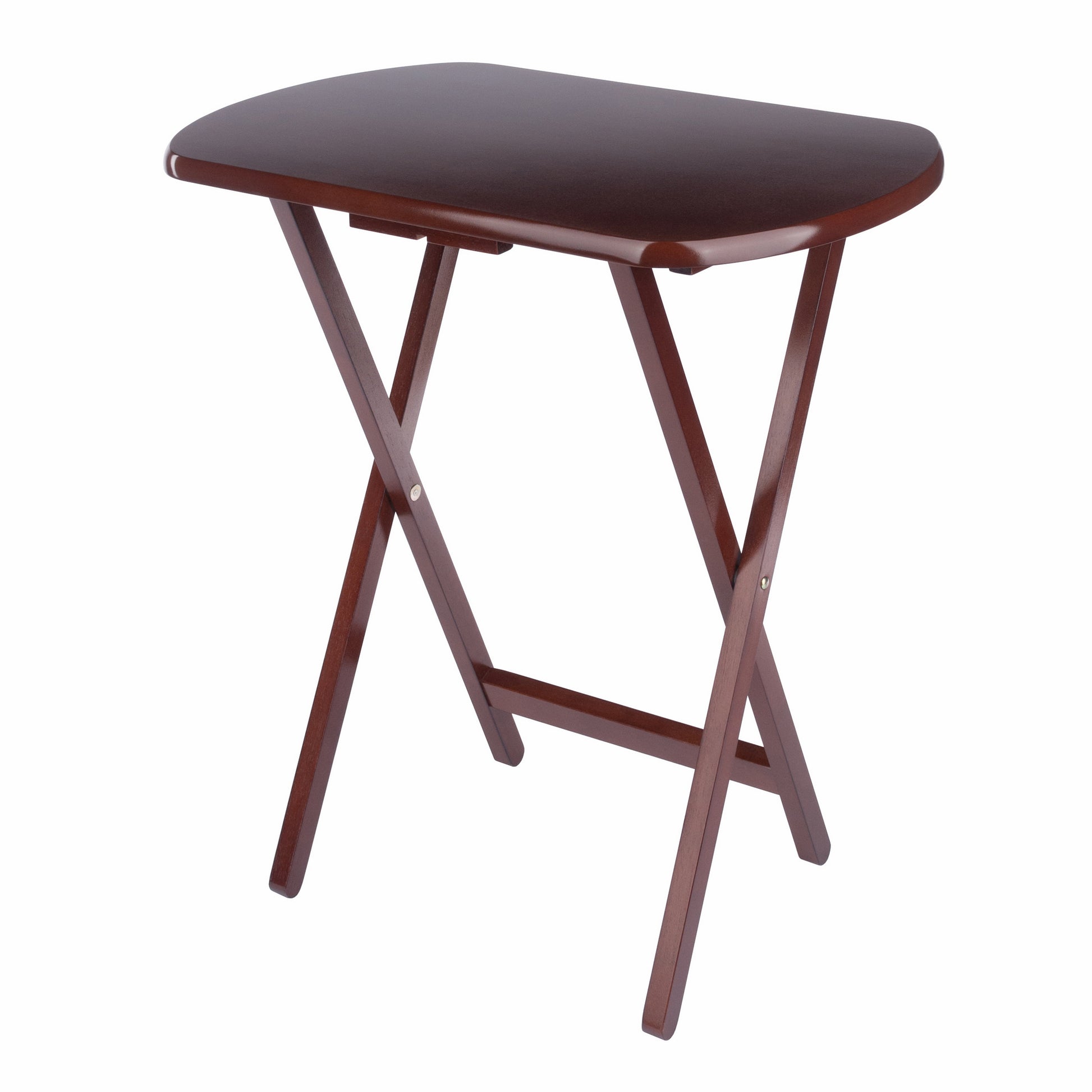 Corbett 2-Pc Oversized Snack Tables, Walnut