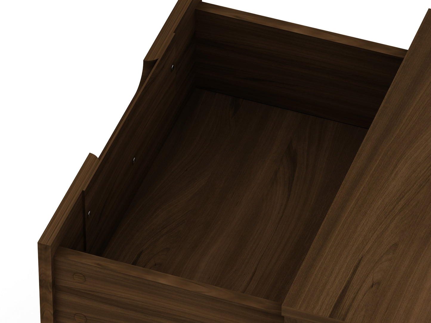 Rockefeller Mid-Century Modern 20" Nightstand in Chestnut Brown (2-Drawer) - Set of 2 2-102GMC5