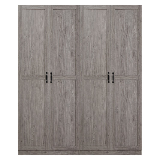 Hopkins Modern 30" Storage Cabinet in Gray (7-Shelf) - Set of 2 2-2GLF-GY