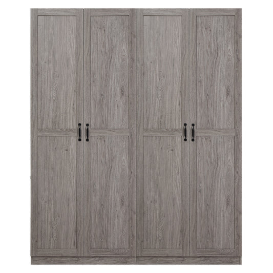 Hopkins Modern 30" Storage Cabinet in Gray (4-Shelf) - Set of 2 2-3GLF-GY