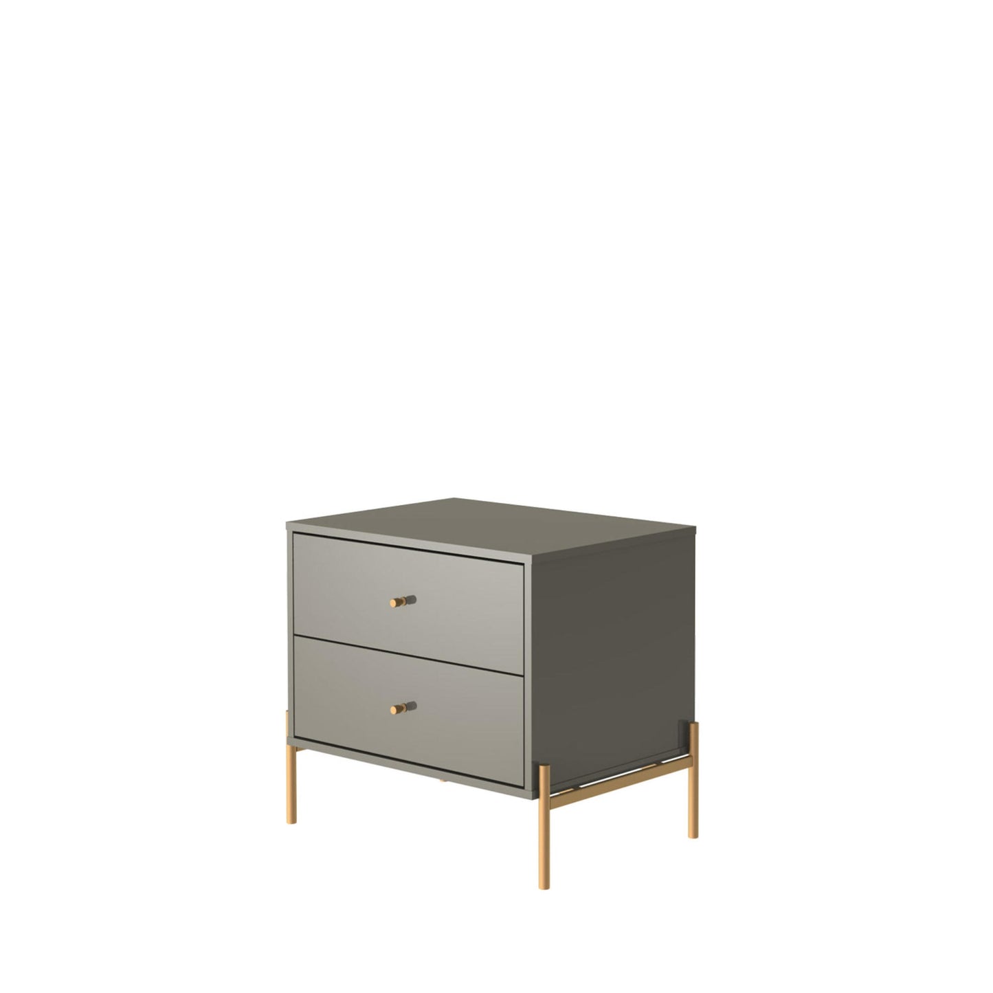 Jasper Modern 25" Nightstand in Sage Gray (2-Drawer) - Set of 2 2-51352