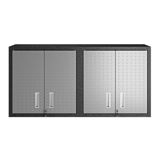 Fortress Modern 30" Floating Garage Cabinet in Dark Gray - Set of 2 2-5GMC