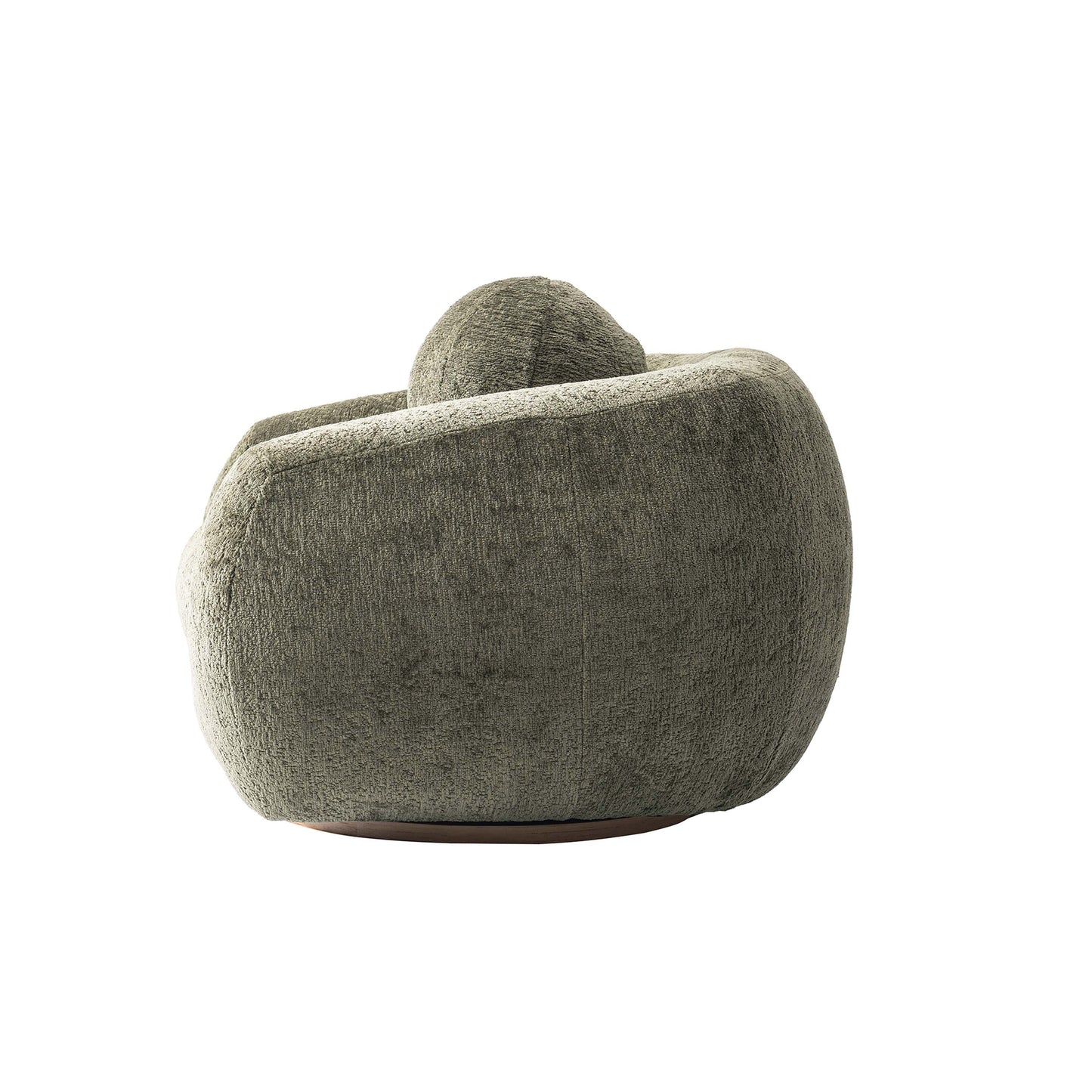 Tribeca Mid-Century Modern Chenille Lounge Chair in Olive Green - Set of 2 2-AC016-OG
