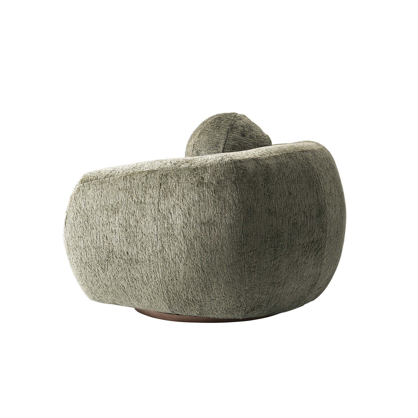 Tribeca Mid-Century Modern Chenille Lounge Chair in Olive Green - Set of 2 2-AC016-OG
