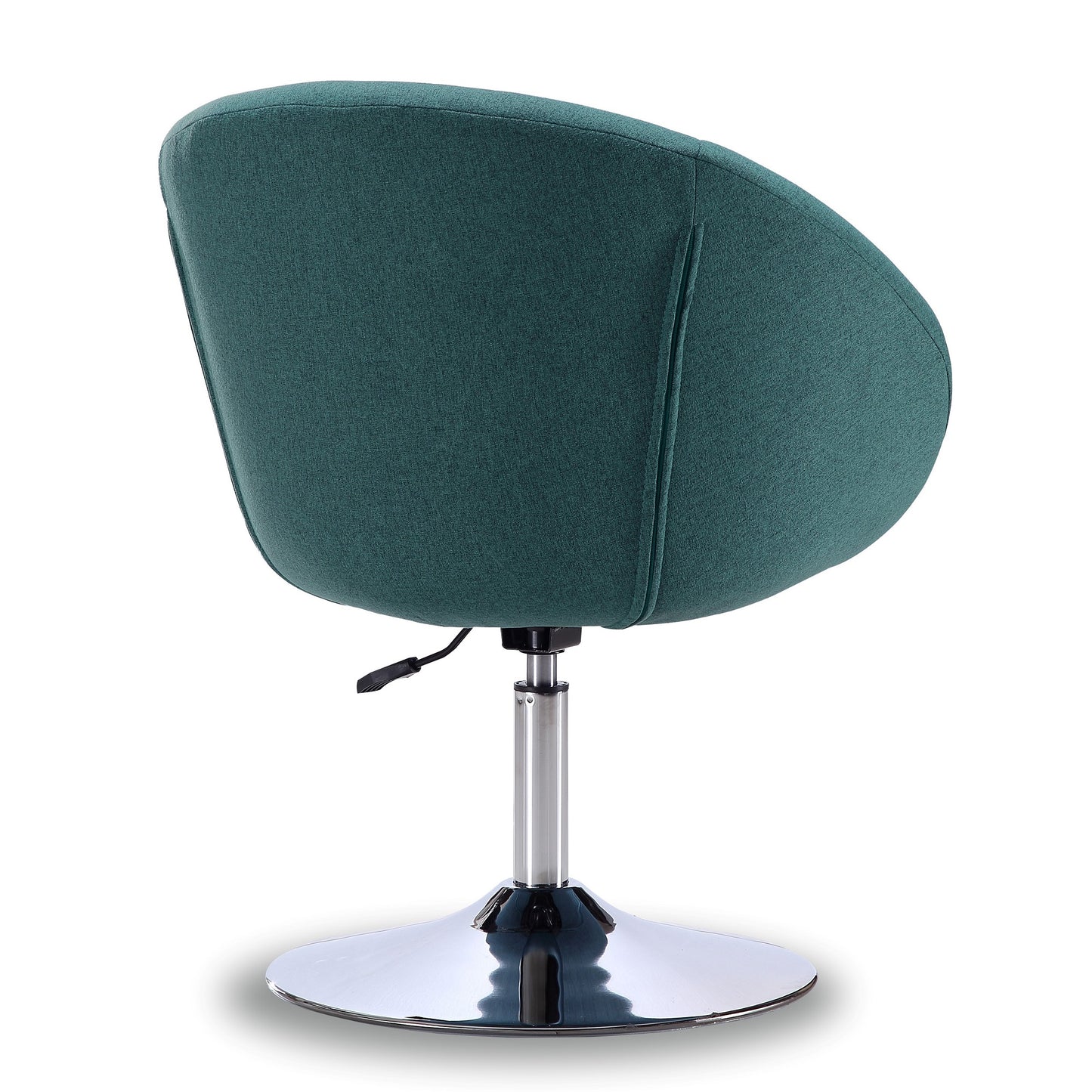 Hopper Modern Upholstered Swivel Lounge Chair in Teal - Set of 2 2-AC036-SB