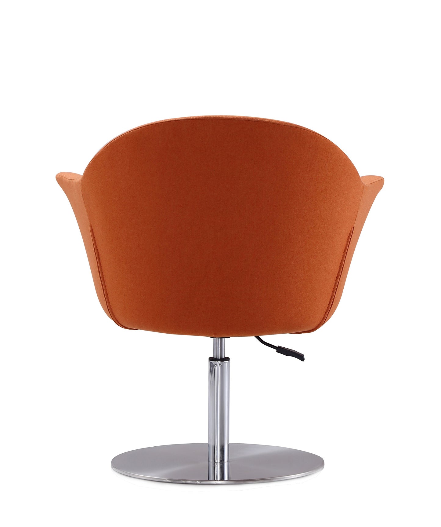 Voyager Modern Woven Blend Swivel Lounge Chair in Orange - Set of 2 2-AC051-OR