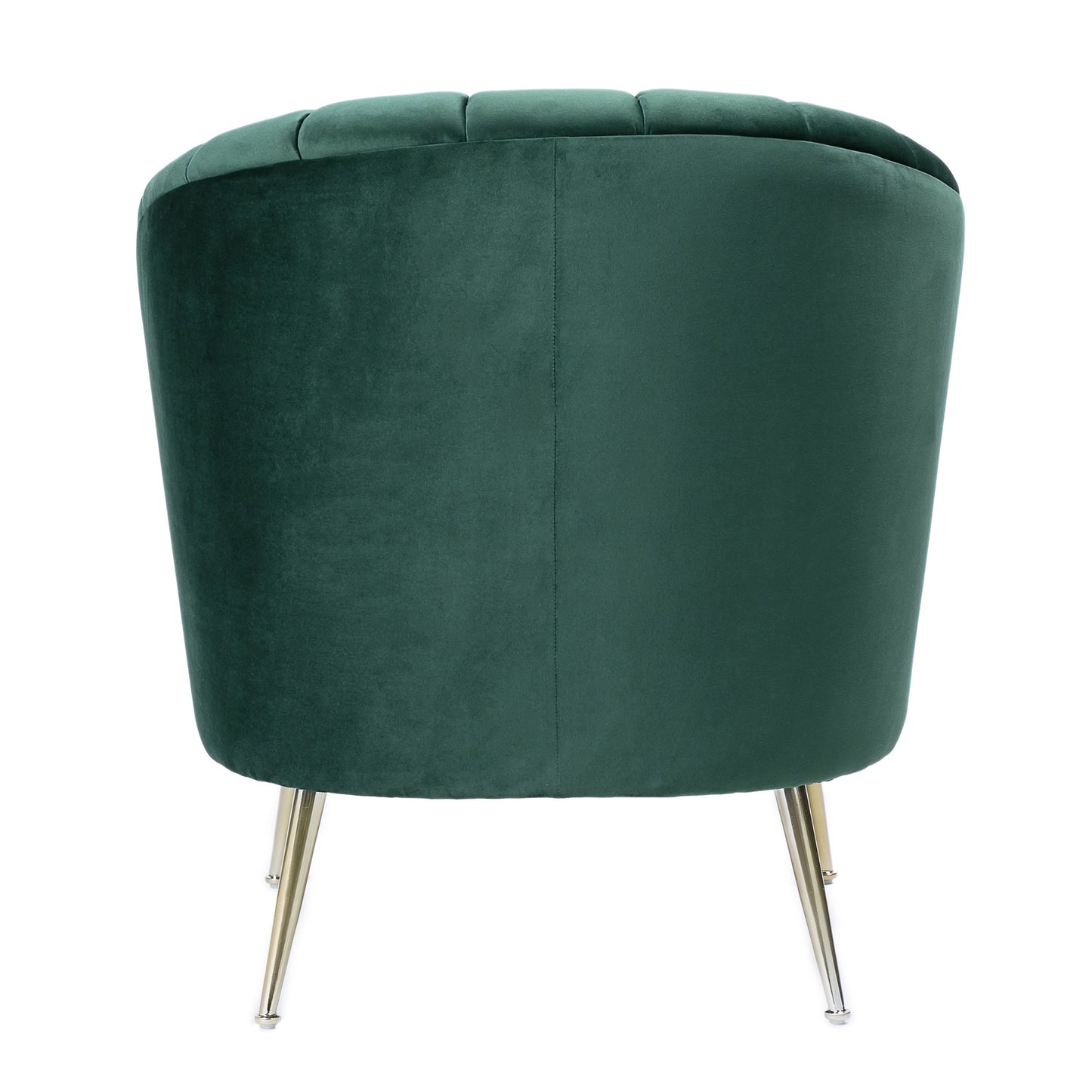 Rosemont Mid-Century Modern Velvet Accent Armchair in Green - Set of 2 2-AC056-GR