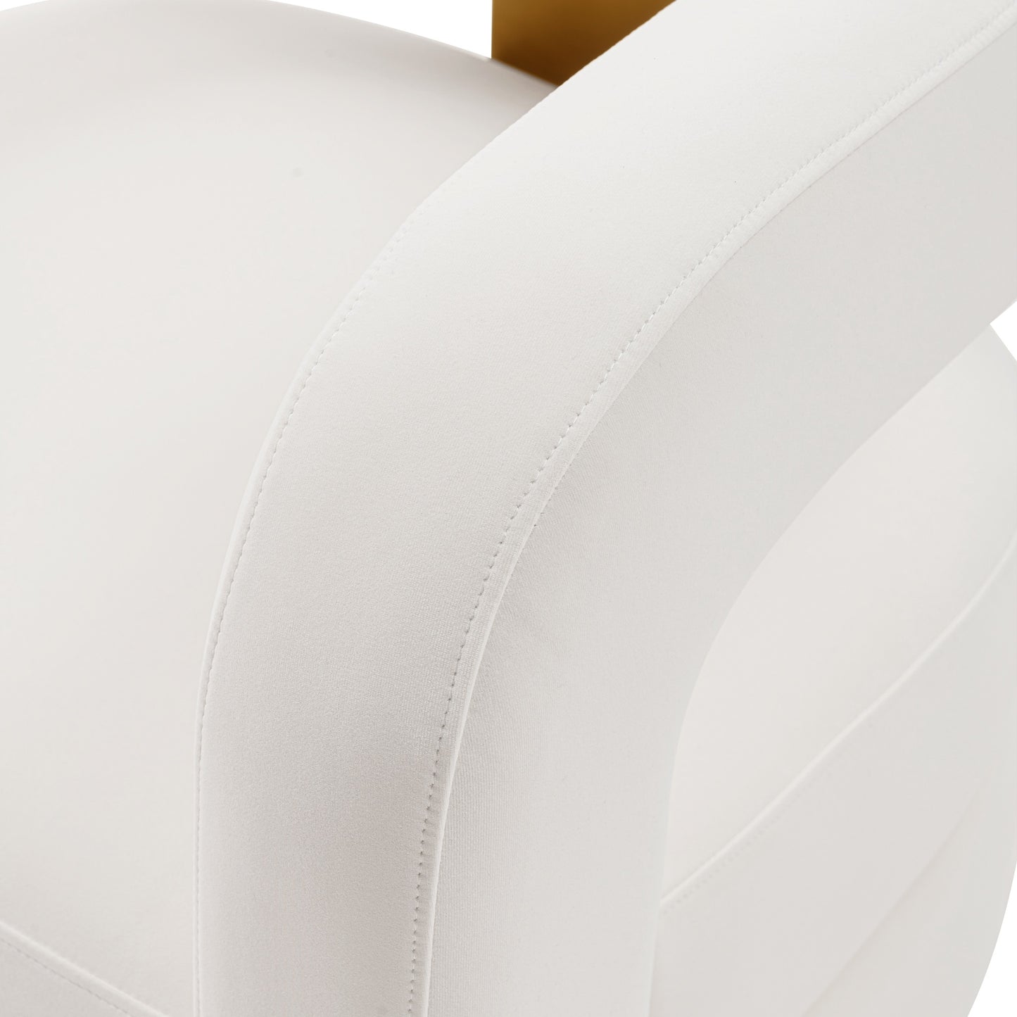 Manhattan Comfort Modern Amirah Velvet Accent Chair in White - Set of 2 2-AC060-WH