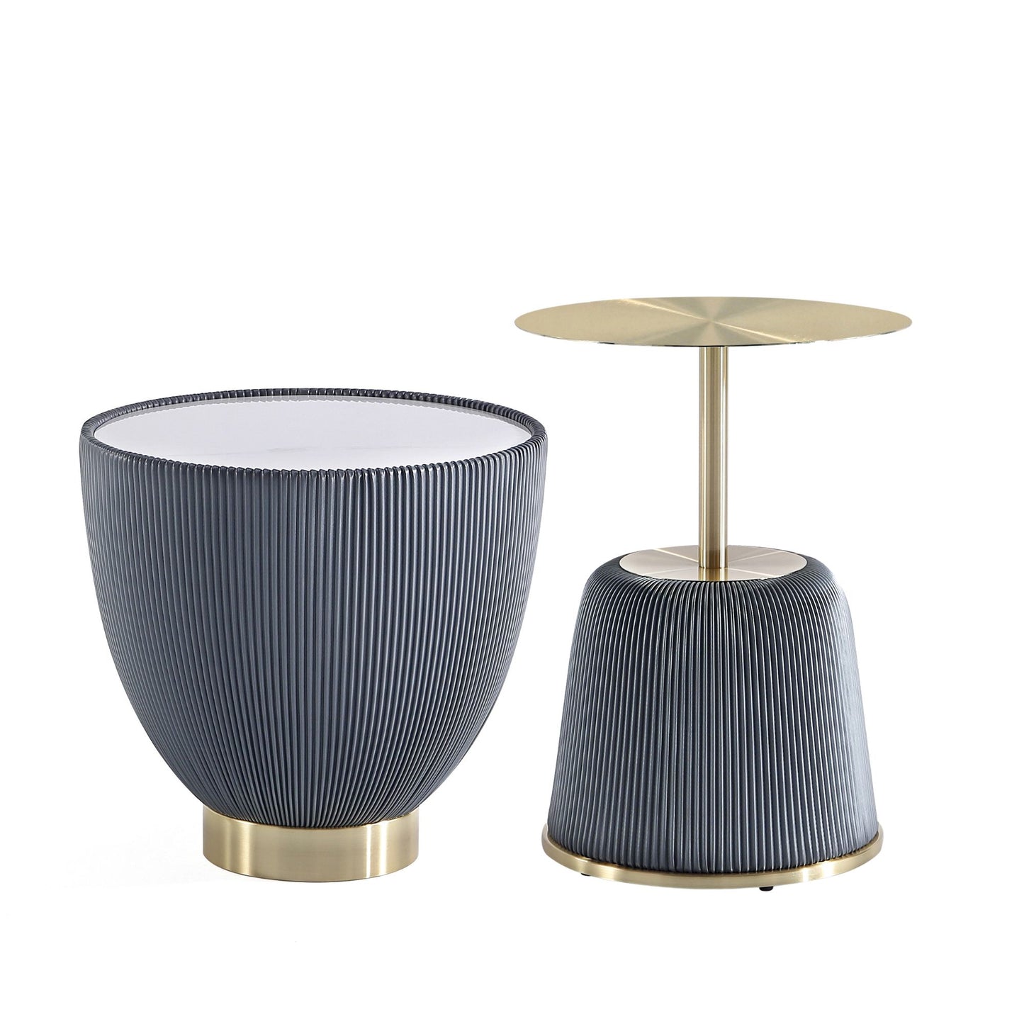 Anderson Modern 2-Piece End Table in Gray 2-AT03-GY