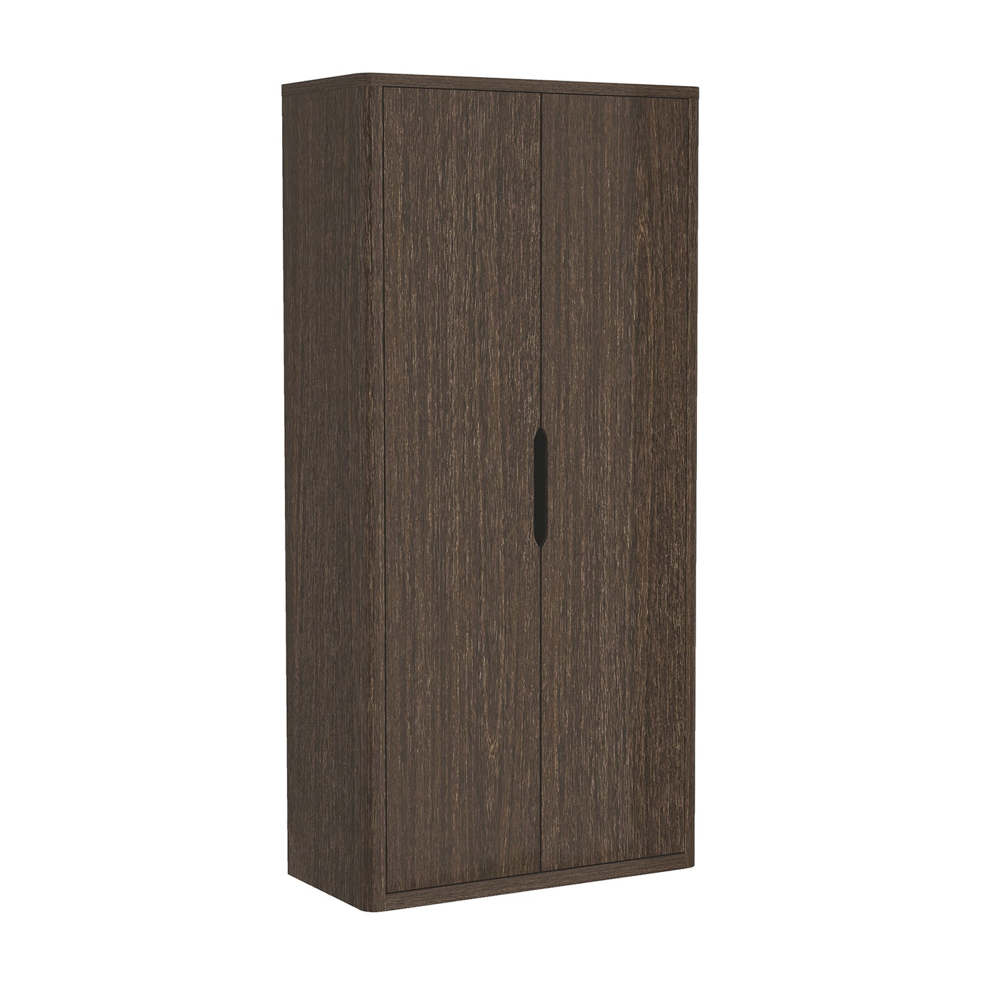 Rivington Modern 38" Bookcase Cabinet in Walnut - Set of 2 2-BC004-BR