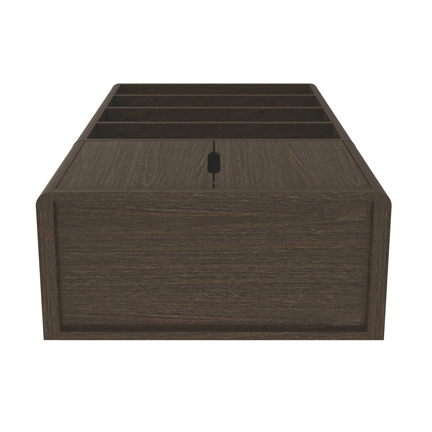 Rivington Modern 40" Bookcase Cabinet in Walnut - Set of 2 2-BC006-BR