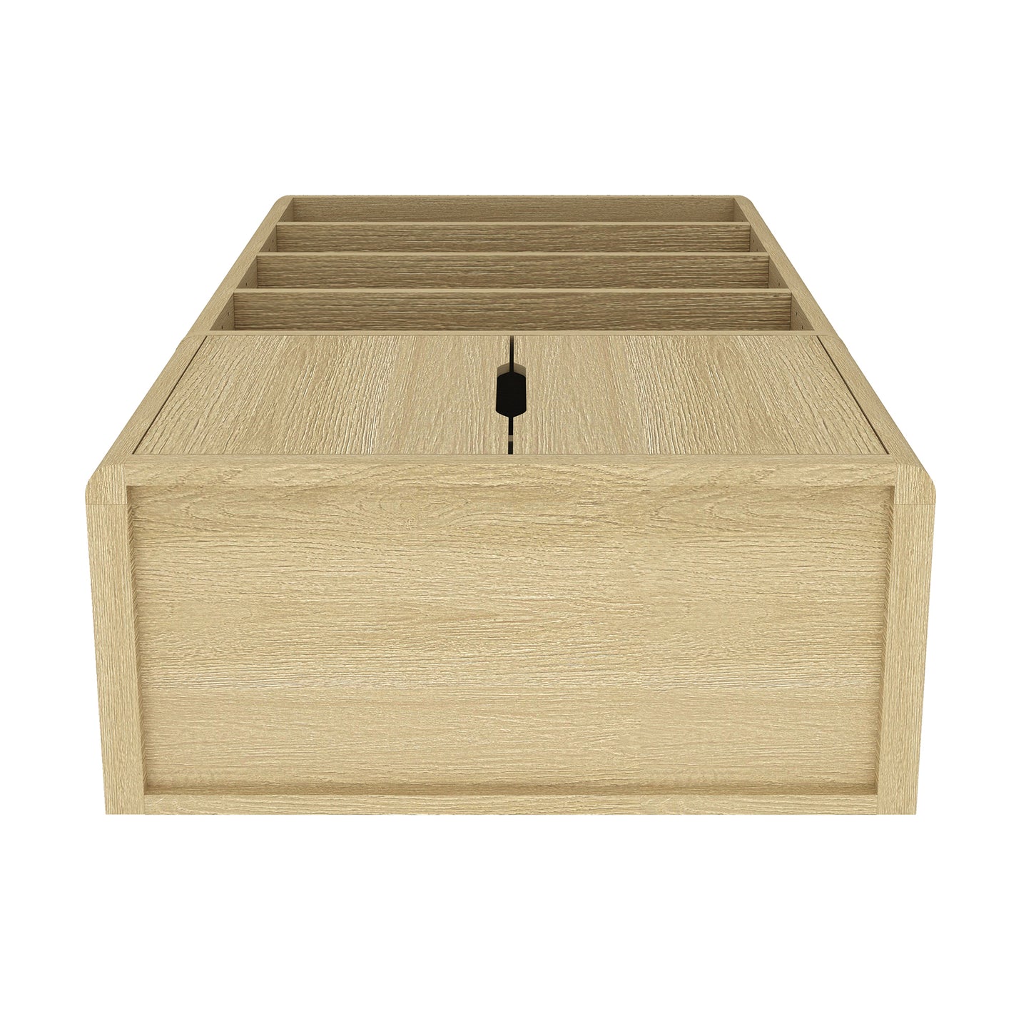 Rivington Modern 40" Bookcase Cabinet in Natural Oak - Set of 2 2-BC006-NA