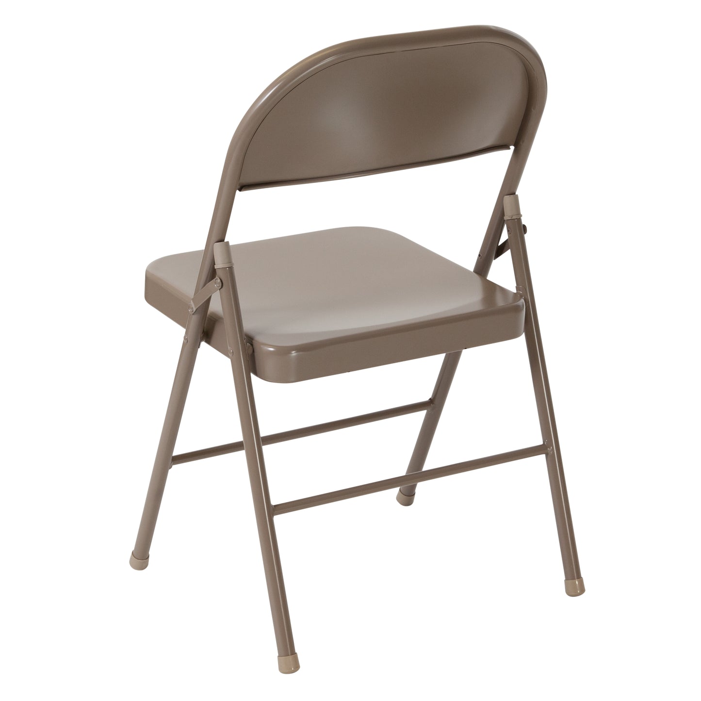 2 Pack HERCULES Series Double Braced Beige Metal Folding Chair Beige 2-BD-F002-BGE-GG