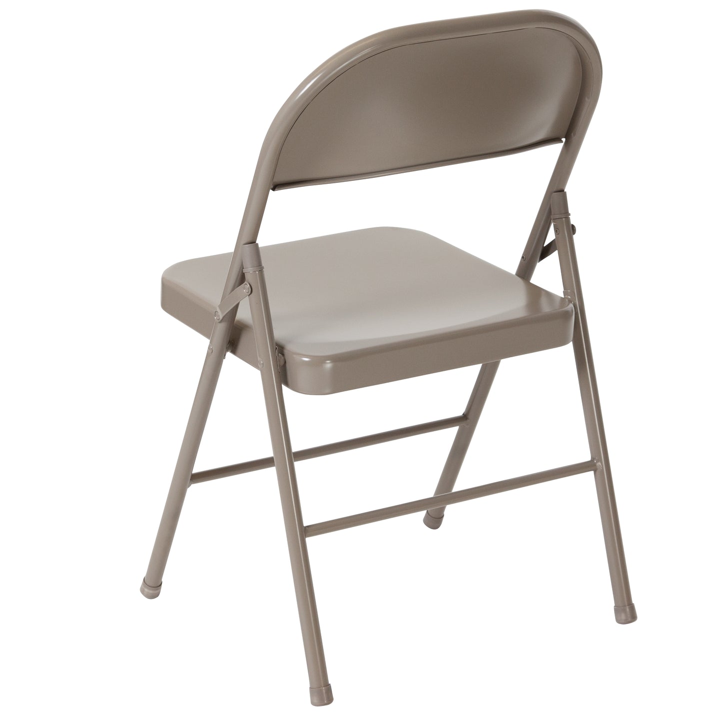 2 Pack HERCULES Series Double Braced Gray Metal Folding Chair Gray 2-BD-F002-GY-GG