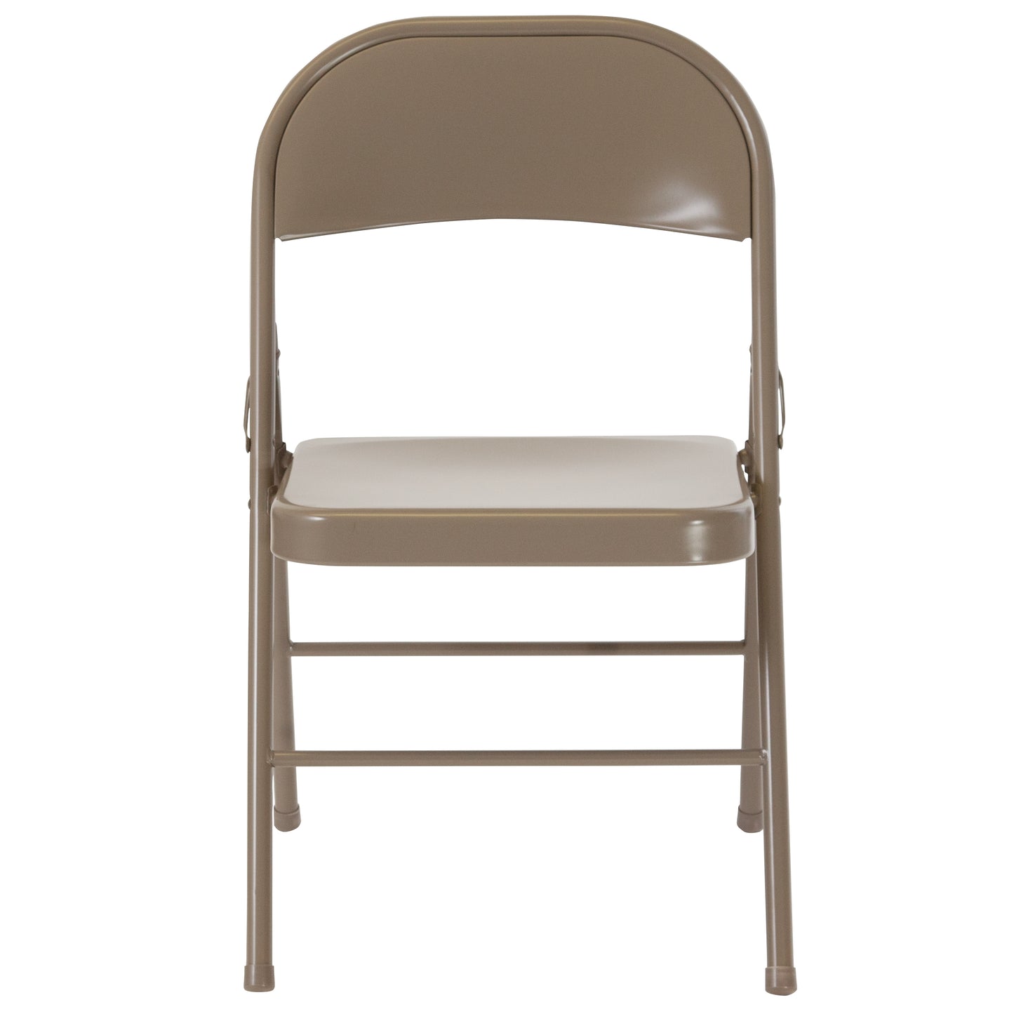 2 Pack HERCULES Series Double Braced Gray Metal Folding Chair Gray 2-BD-F002-GY-GG