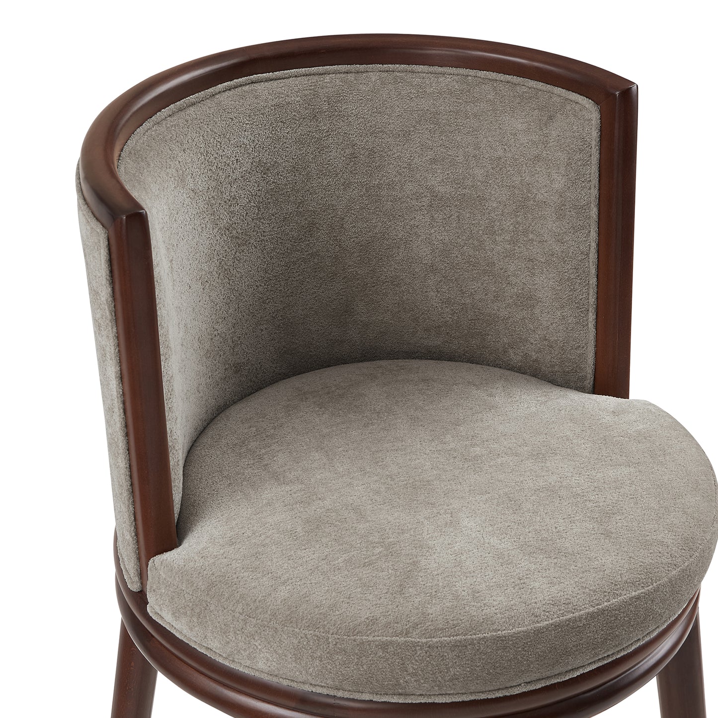 Evalyn Modern Wood Upholstered Barstool in Dove - Set of 2 2-BS024-DO