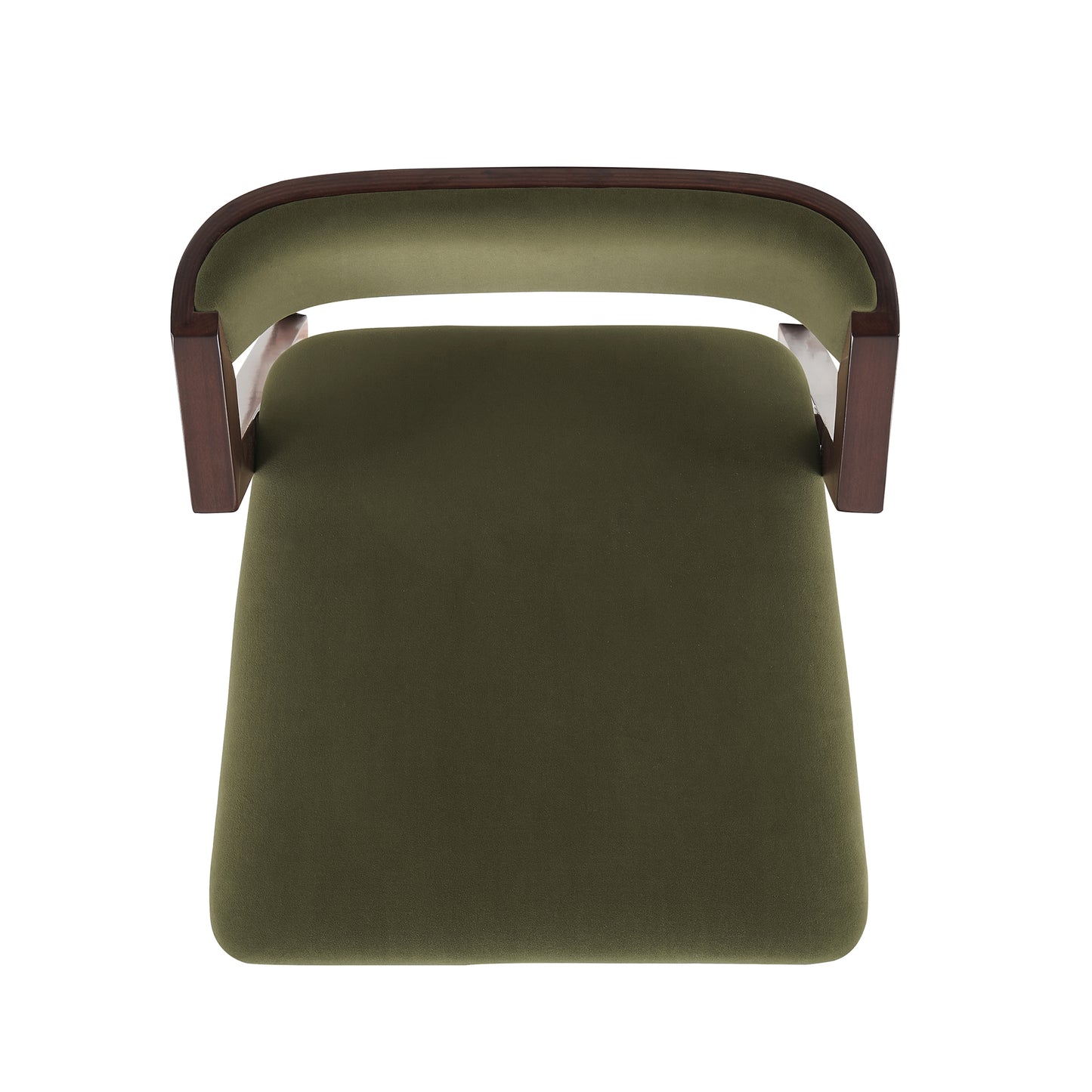 Patricia Modern Wood Upholstered Barstool in Turtle Green - Set of 2 2-BS026-GR