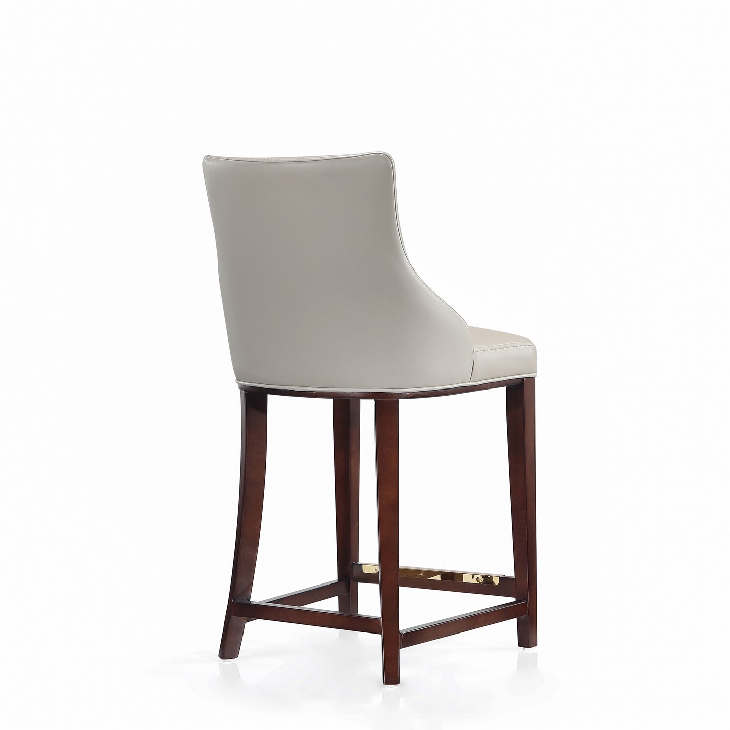 Shubert Modern Wood Upholstered Counter Stool in Light Gray - Set of 2 2-CS016-LG
