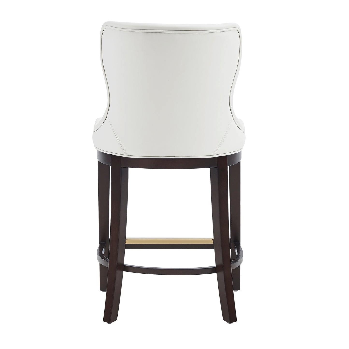 Blair Modern Wood Upholstered Counter Stool in White - Set of 2 2-CS020-WH