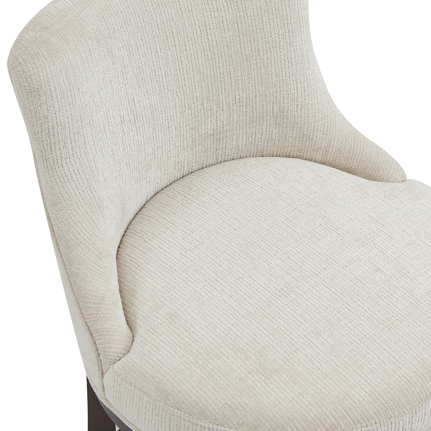 Lucia Modern Wood Chenille Counter Stool in Natural - Set of 2 2-CS022-NA