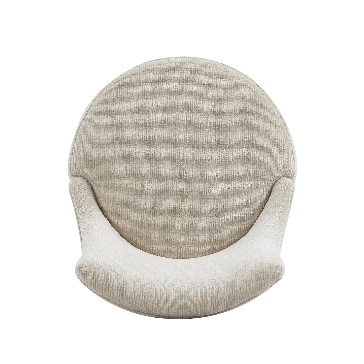 Lucia Modern Wood Chenille Counter Stool in Natural - Set of 2 2-CS022-NA