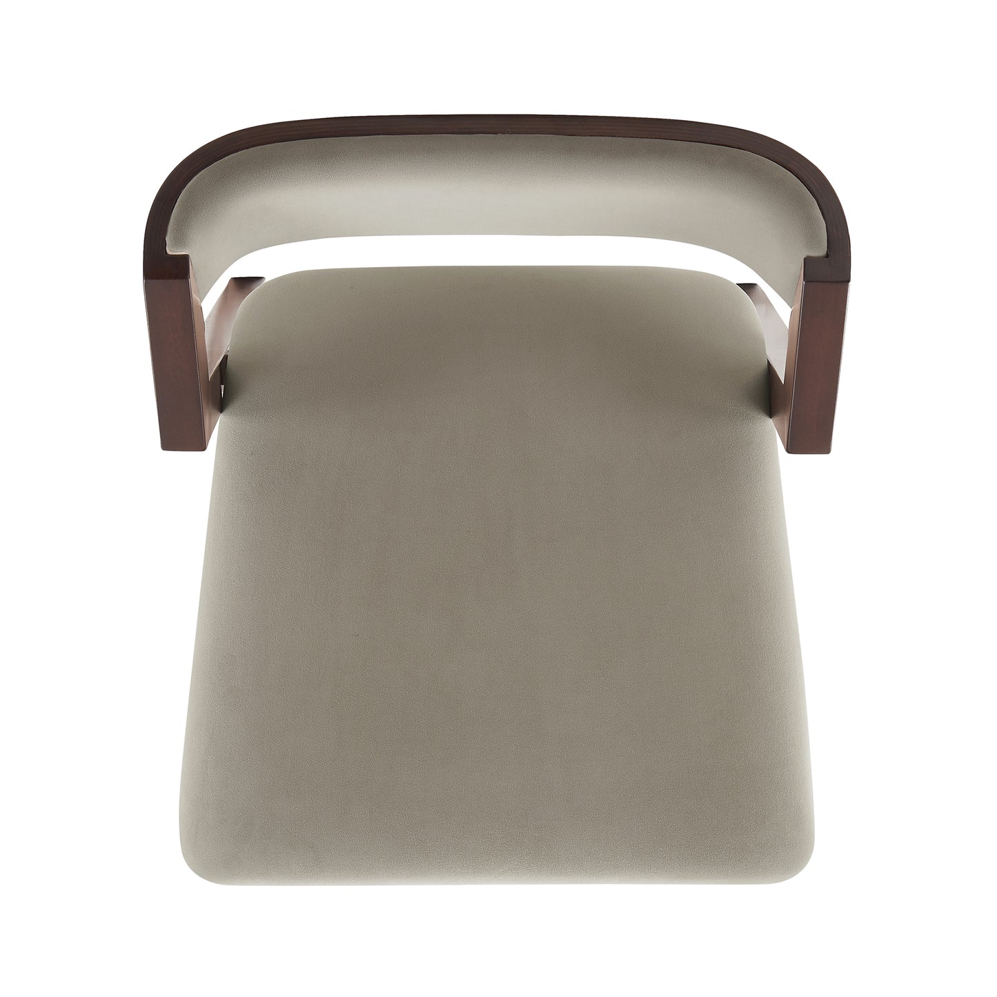 Patricia Modern Wood Upholstered Counter Stool in Linen - Set of 2 2-CS023-LN